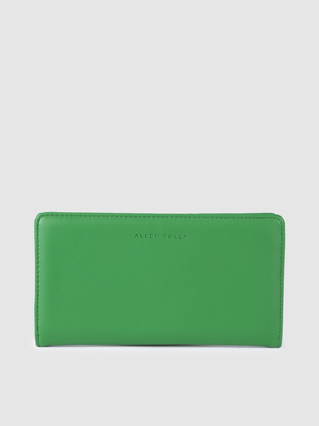 

Allen Solly Women Green Solid Two Fold Wallet
