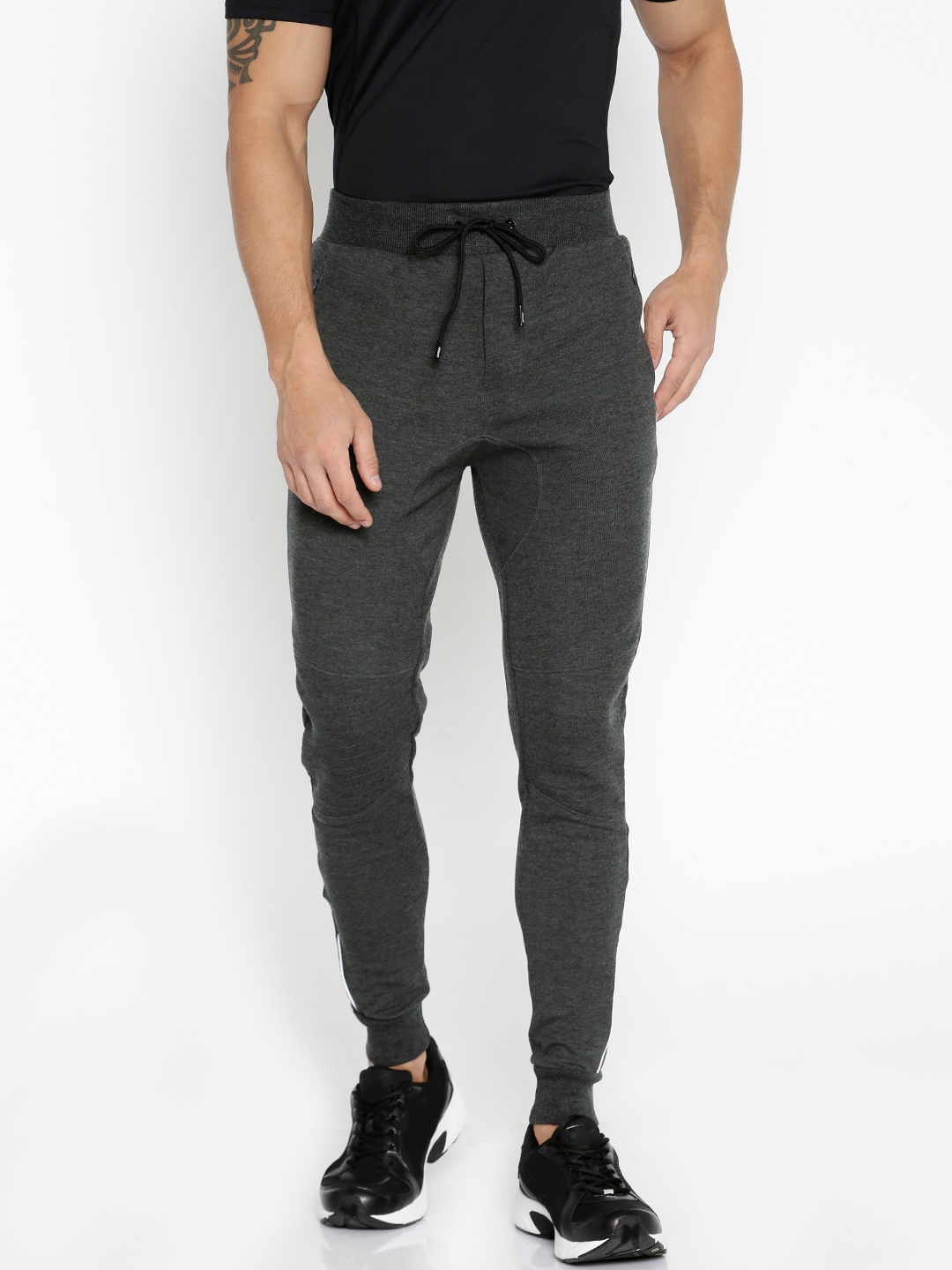 

Proline Active Men Grey Pedal Daks Joggers, Charcoal