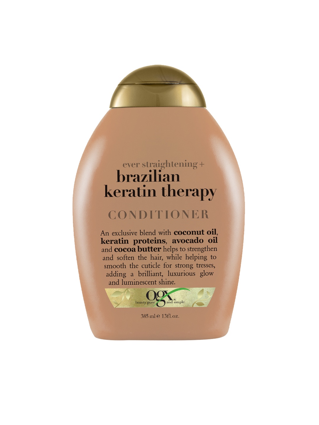 

OGX Brazilian Keratin Defrizzant Conditioner 385 ml, Beige