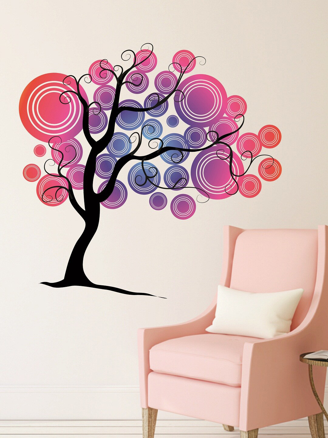 

WALLSTICK Pink & Blue Large Vinyl Sticker
