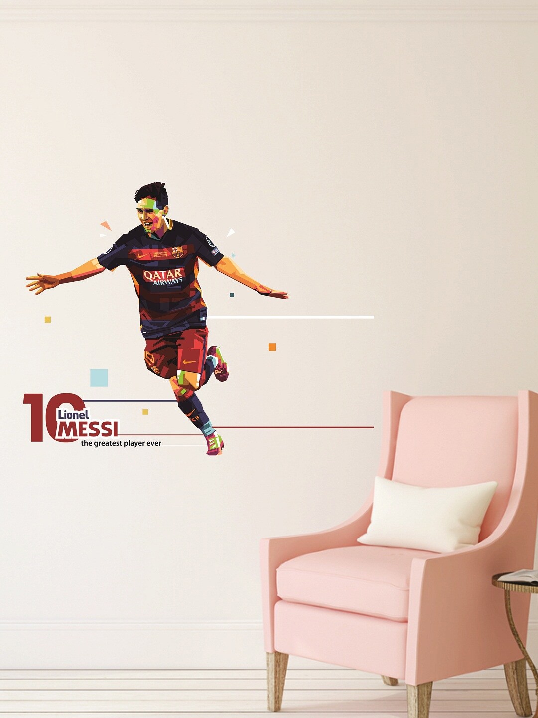 

WALLSTICK Red & Blue Large Vinyl Sticker