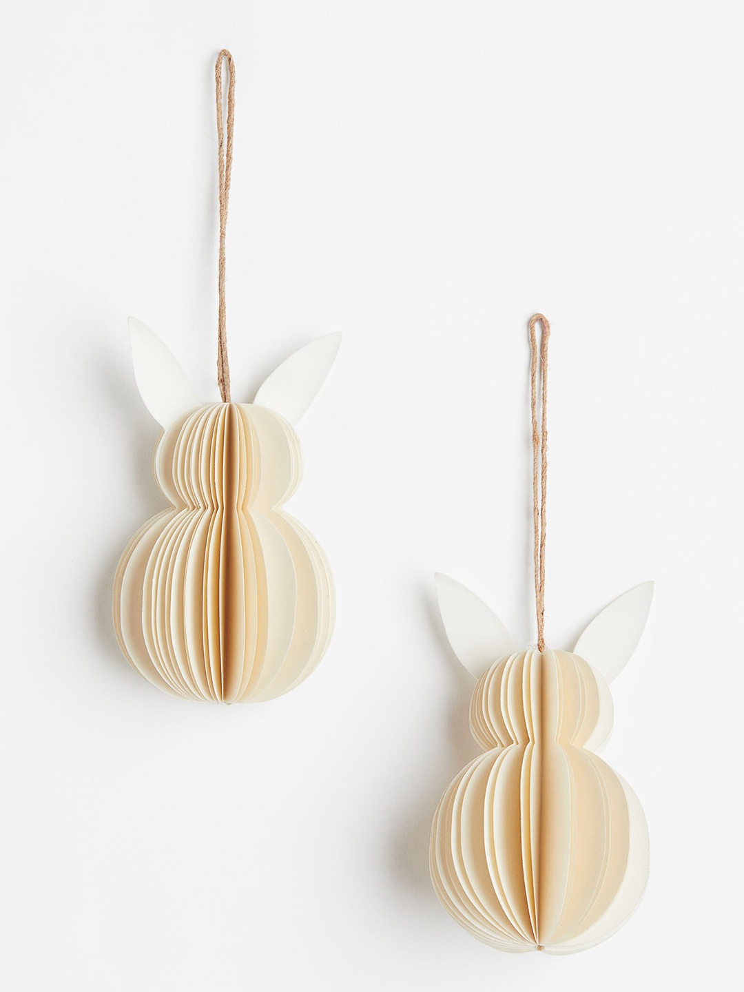 

H&M Beige 2-Pack Paper Easter Decorations