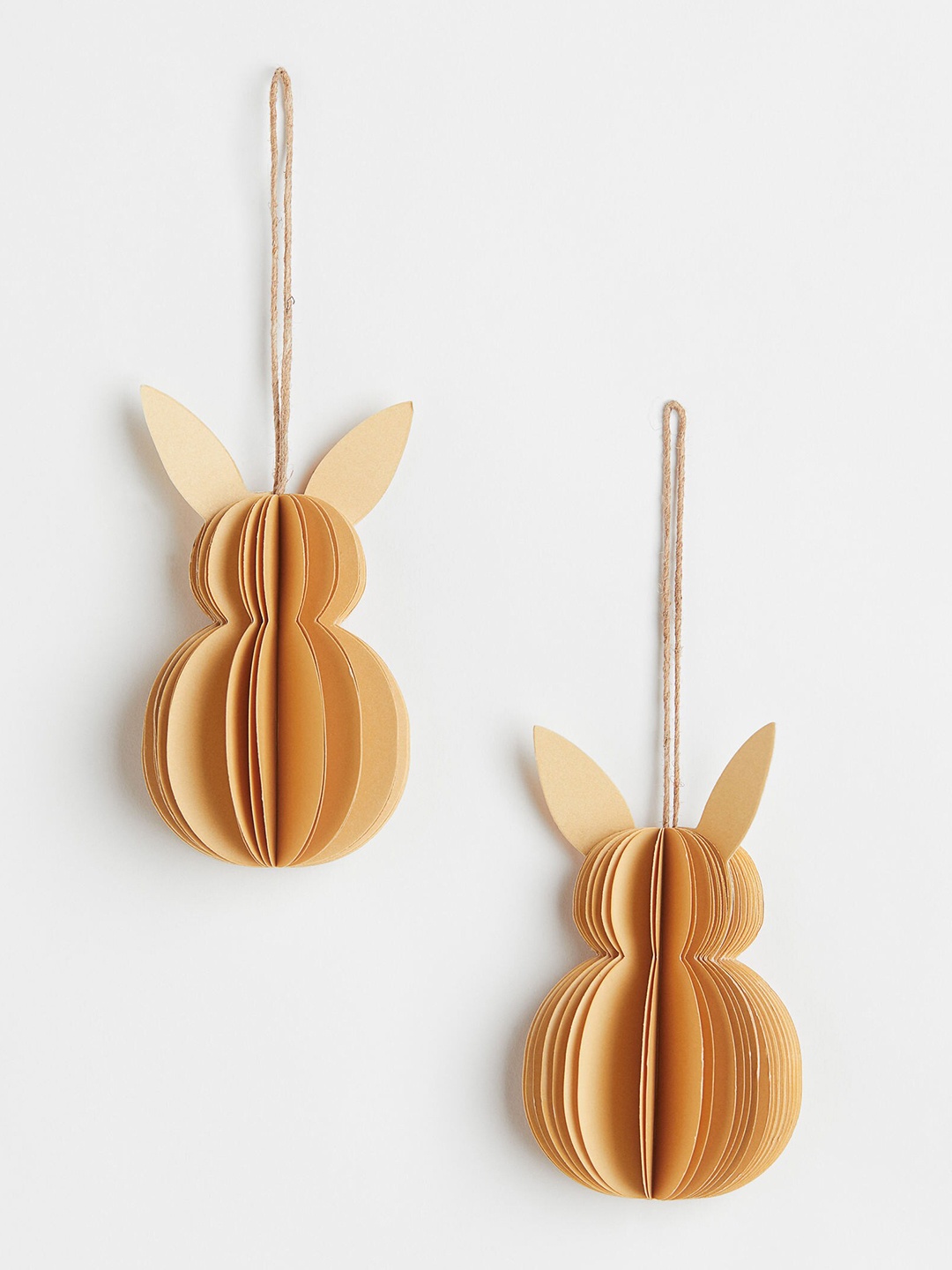 

H&M 2-Pack Paper Easter Decorations, Beige