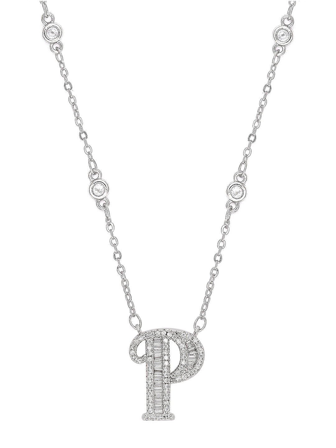 

Queen Be Women White Lettered Necklace