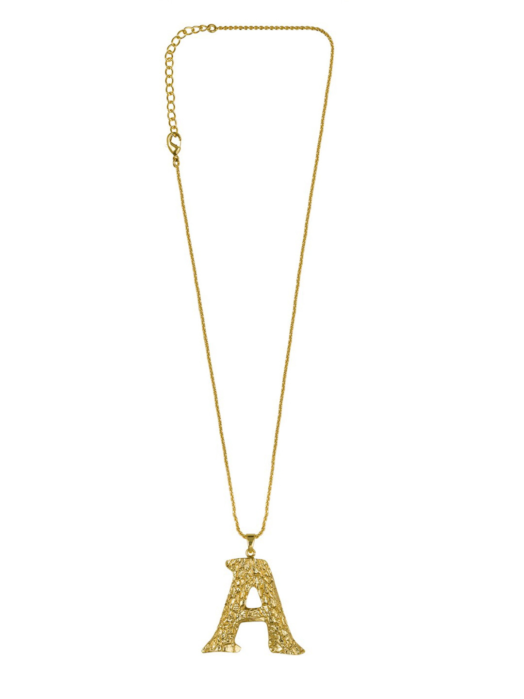 

Queen Be Gold-Toned Brass Gold-Plated Alphabet A Chain