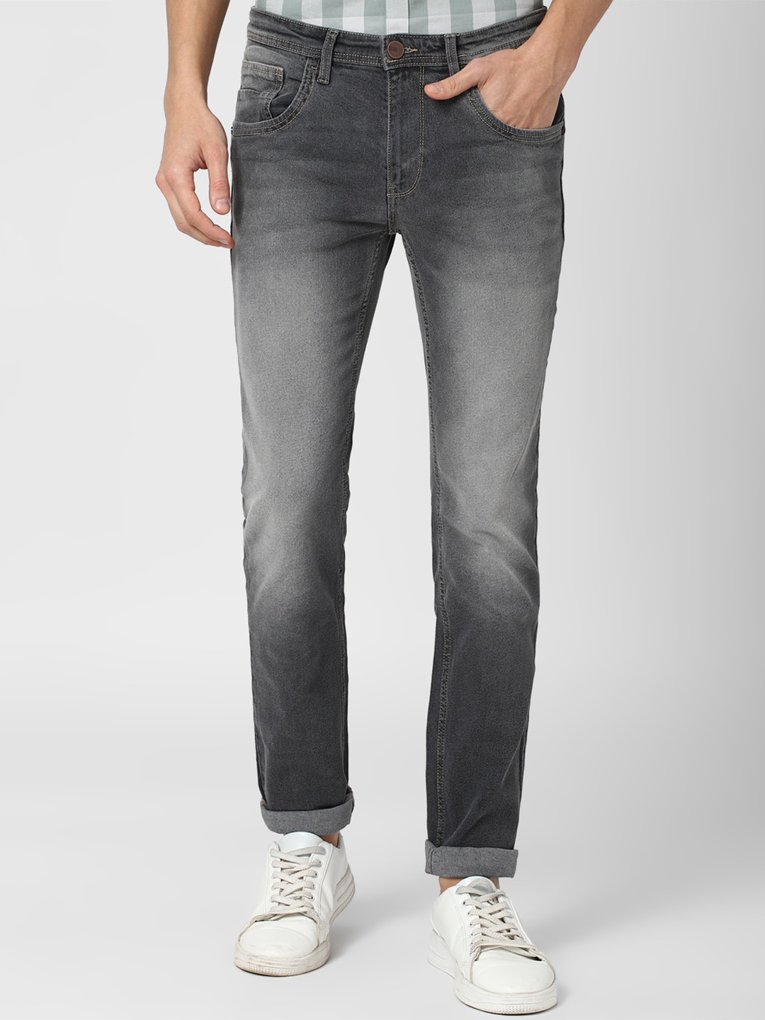

Van Heusen Sport Men Grey Slim Fit Heavy Fade Jeans
