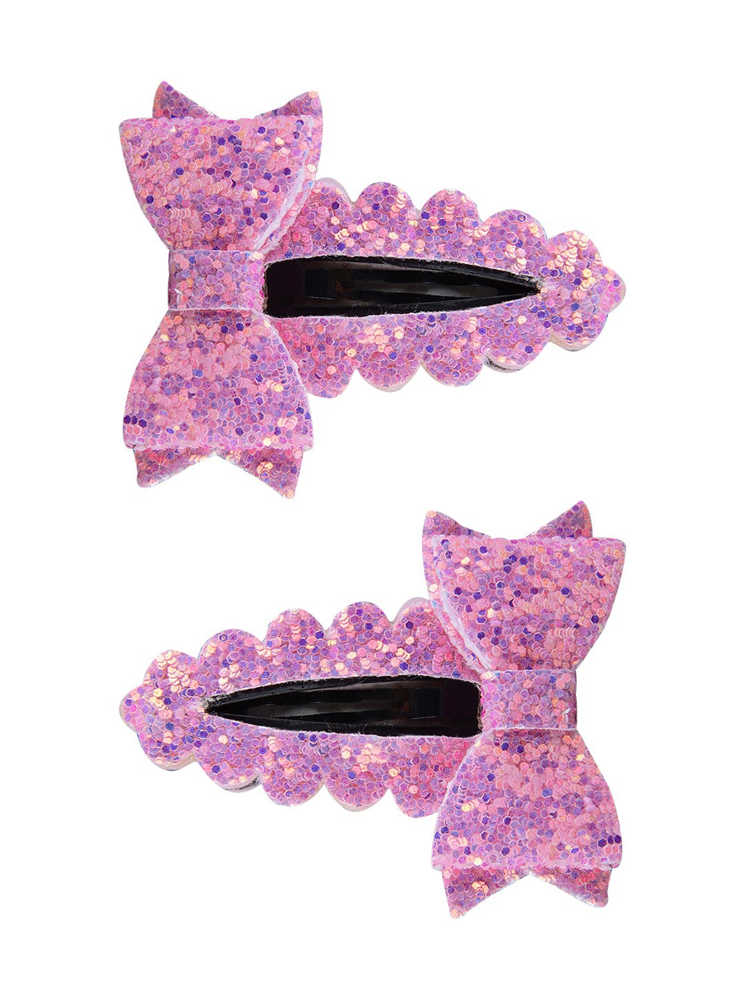 

Aye Candy Girls Pink Set of 2 Embellished Bow Tic Tac Hair Clip