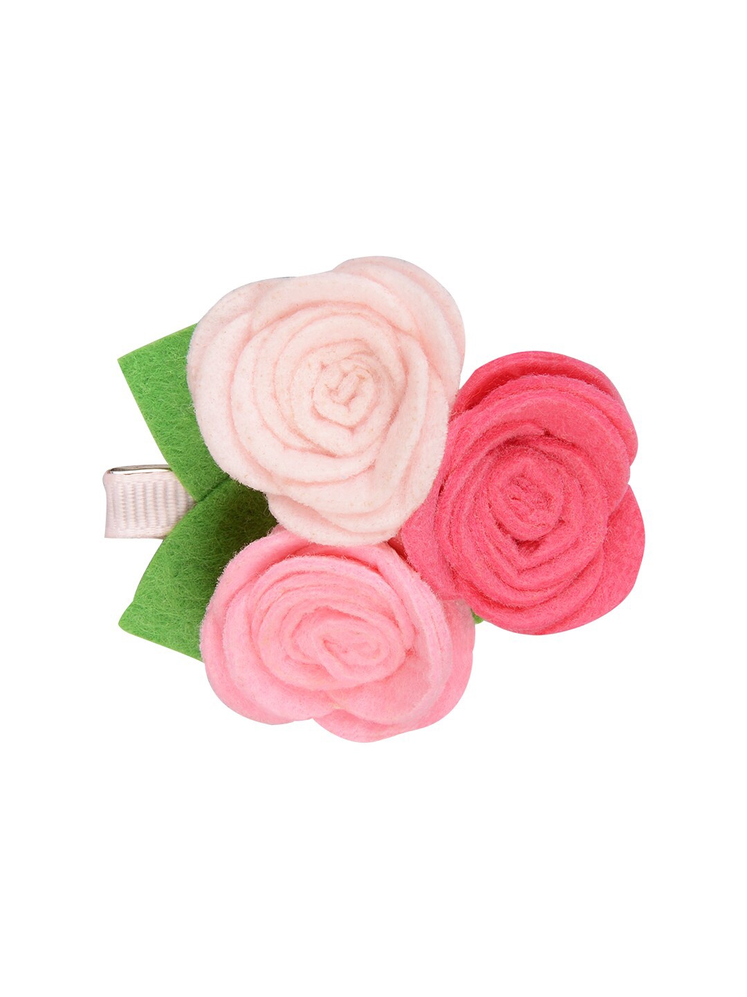 

Aye Candy Girls Pink Trio Rose Hair Clip