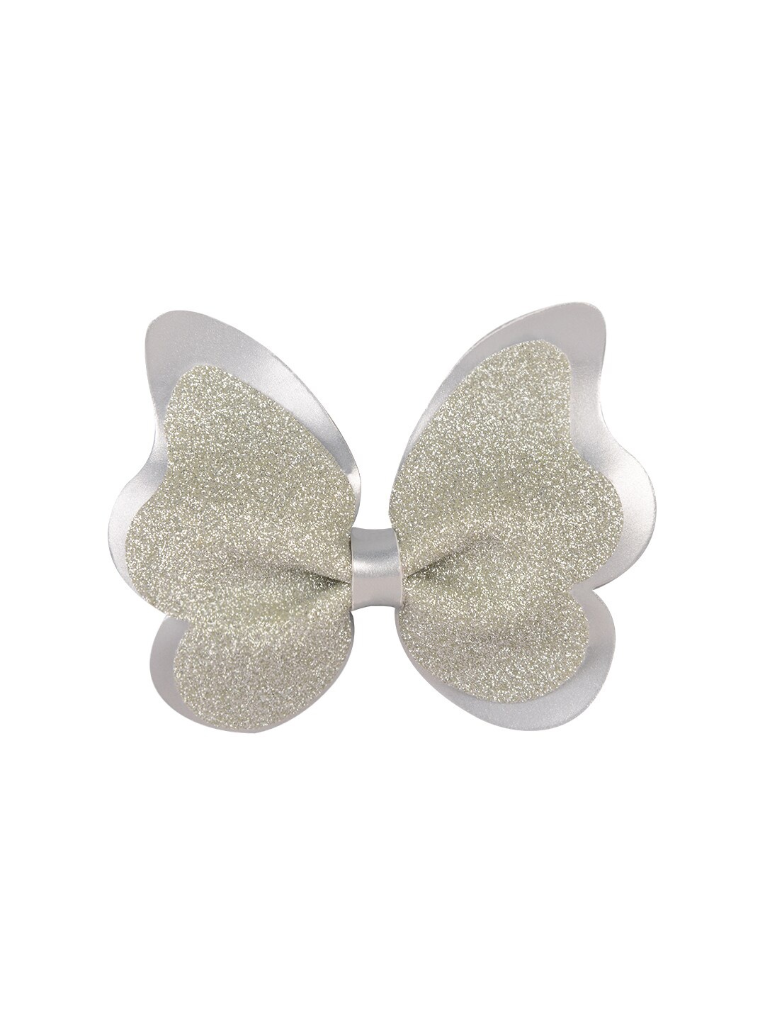 

Aye Candy Girls Silver-Toned Embellished Alligator Hair Clip