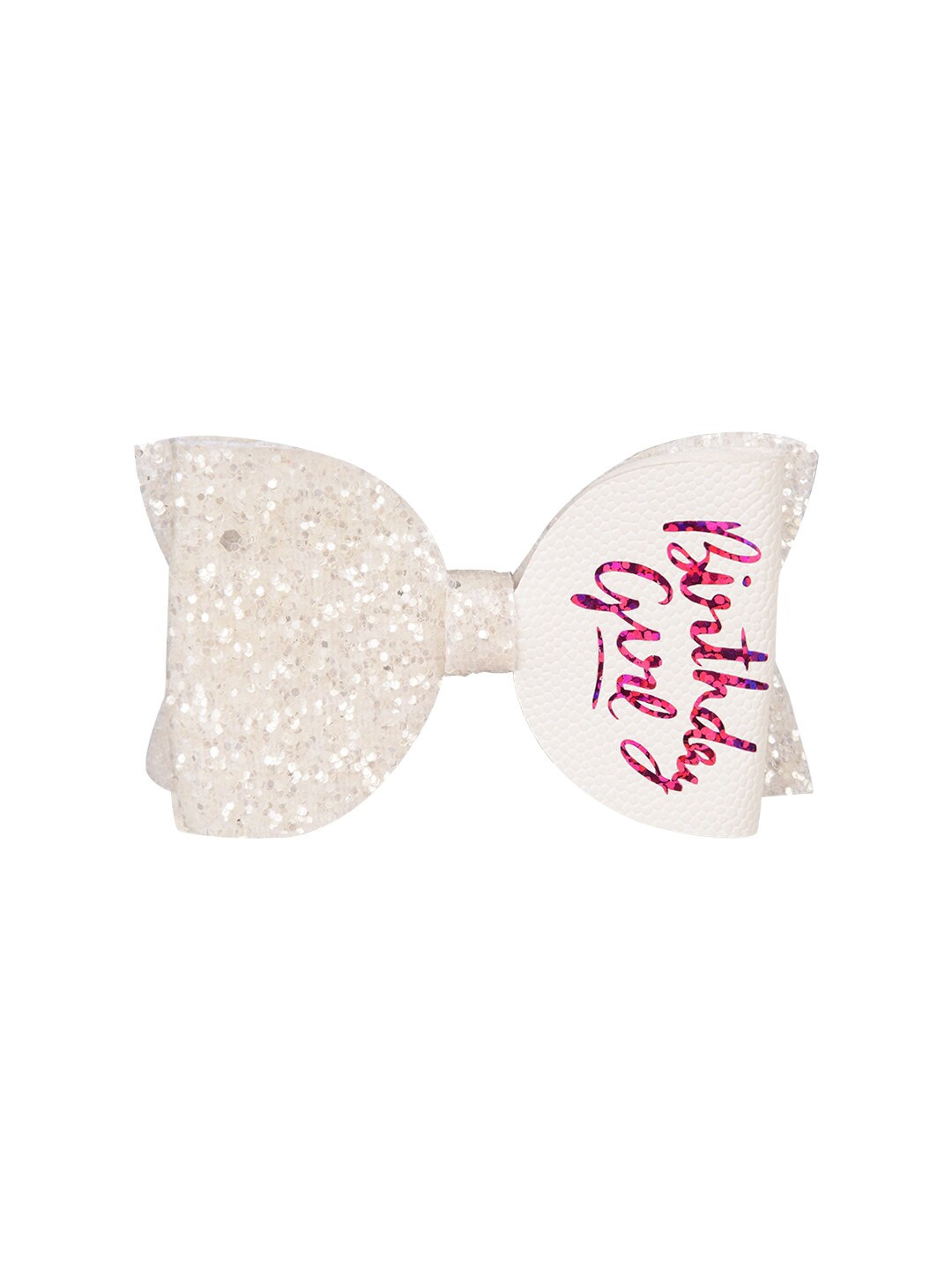 

Aye Candy Girls White & Pink Embellished Alligator Hair Clip