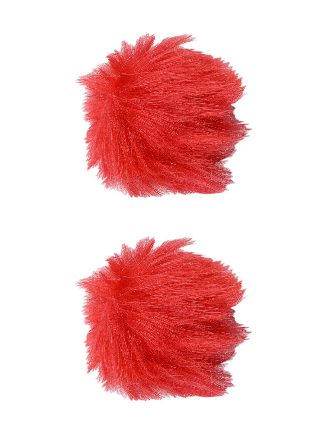 

Aye Candy Girls Red Set of 2 Fur Alligator Hair Clip
