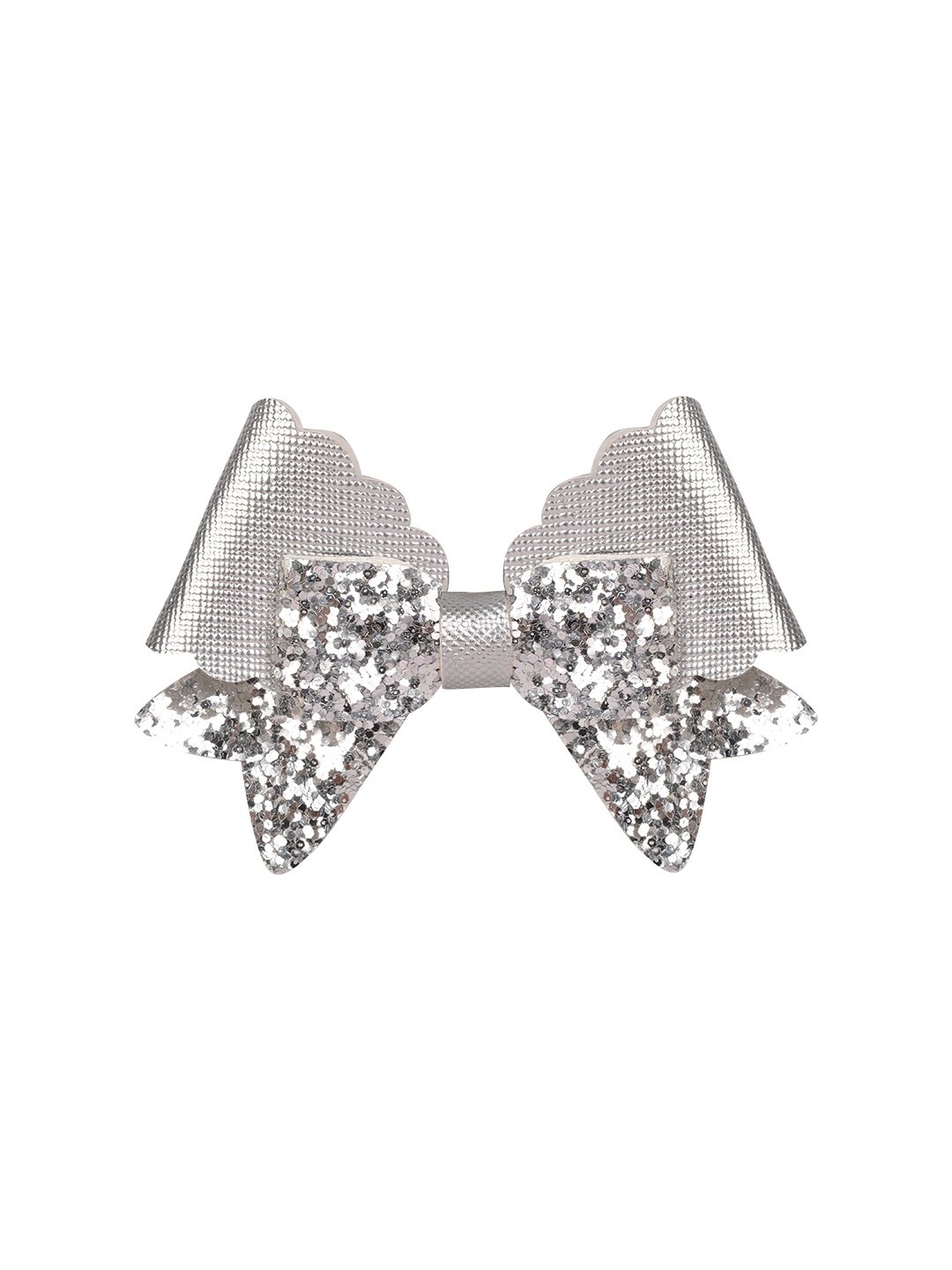

Aye Candy Girls Silver-Toned Embellished Alligator Hair Clip
