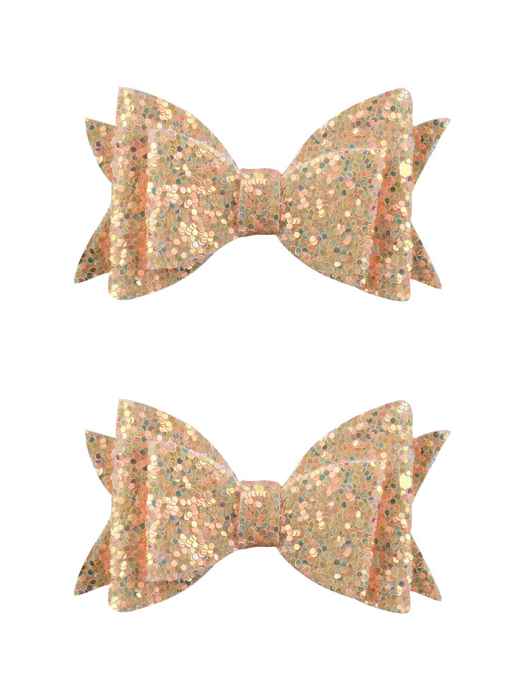 

Aye Candy Girls Yellow & Gold-Toned Set of 2 Embellished Alligator Hair Clip
