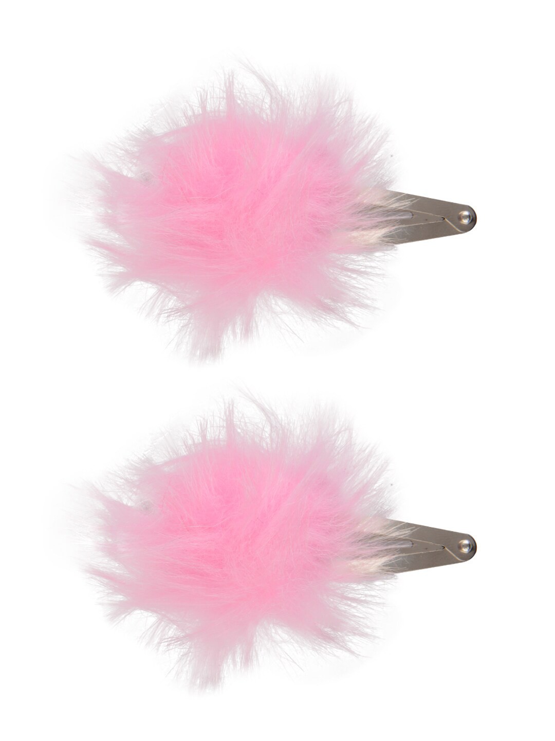 

Aye Candy Girls Pink Set of 2 Fur Tic Tac Hair Clips