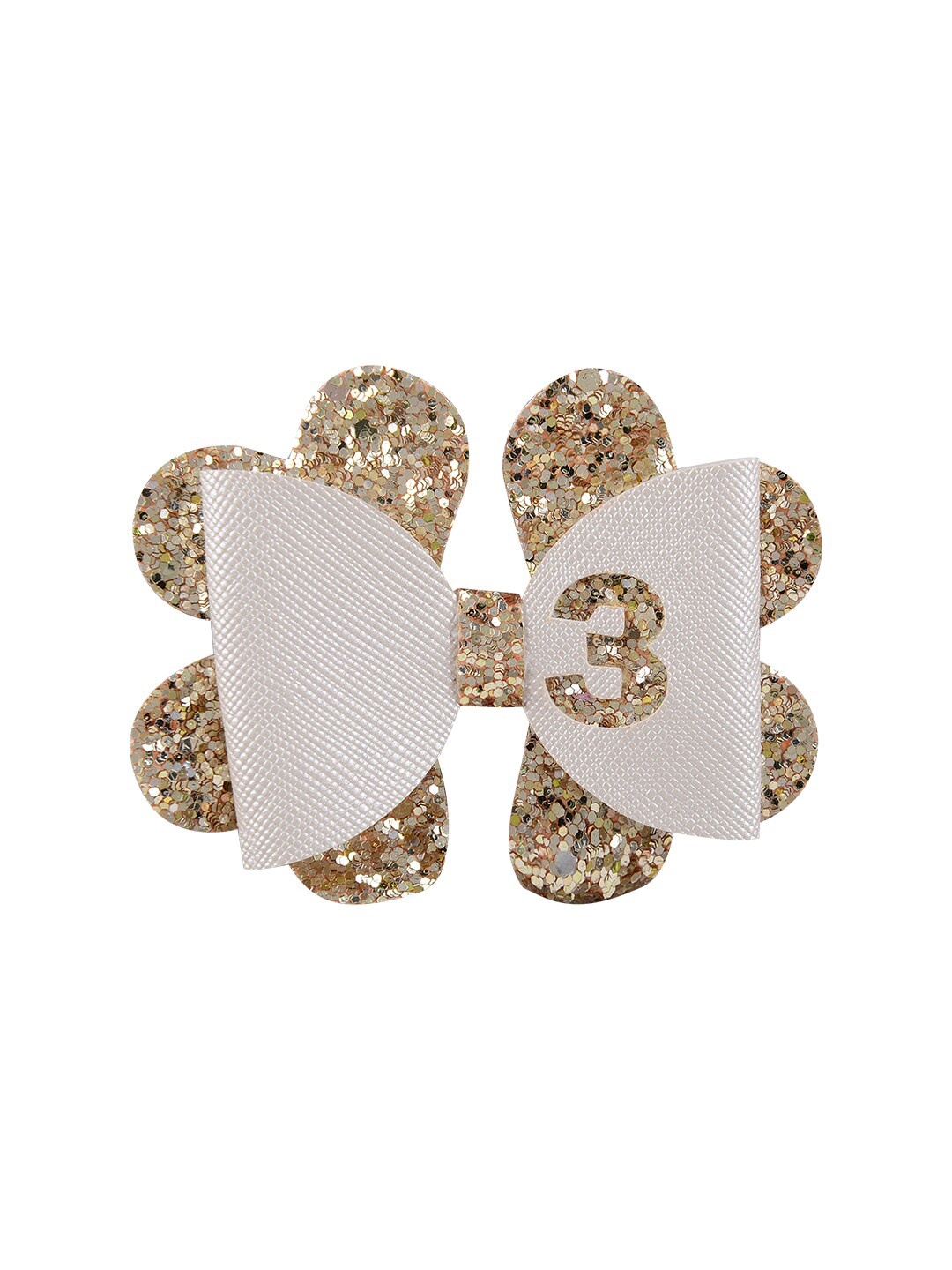 

Aye Candy Girls Silver-Toned & Gold-Toned Embellished Alligator Hair Clip
