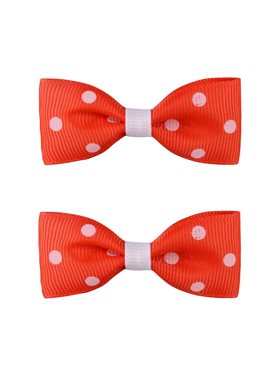 

Aye Candy Girls Red & White Polka Dots Set of 2 Bow Alligator Hair Clip