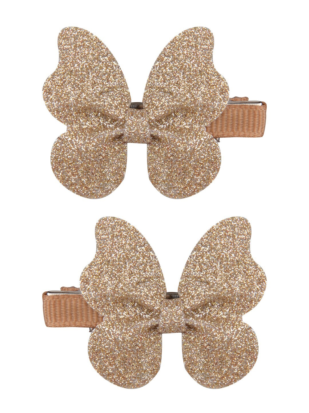 

Aye Candy Girls Gold-Toned Set of 2 Embellished Alligator Hair Clip