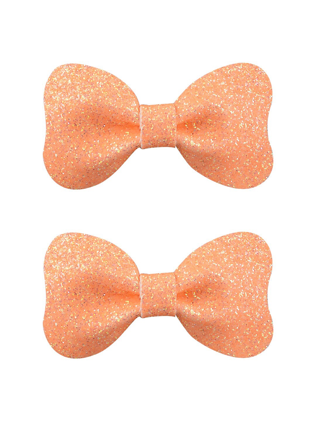 

Aye Candy Girls Orange Set of 2 Embellished Bow Alligator Hair Clip