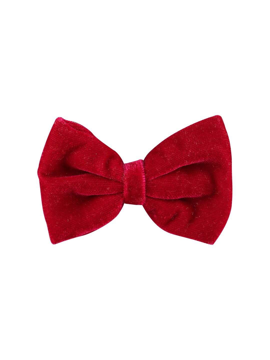 

Aye Candy Girls Maroon Velvet Bow Hair Clip