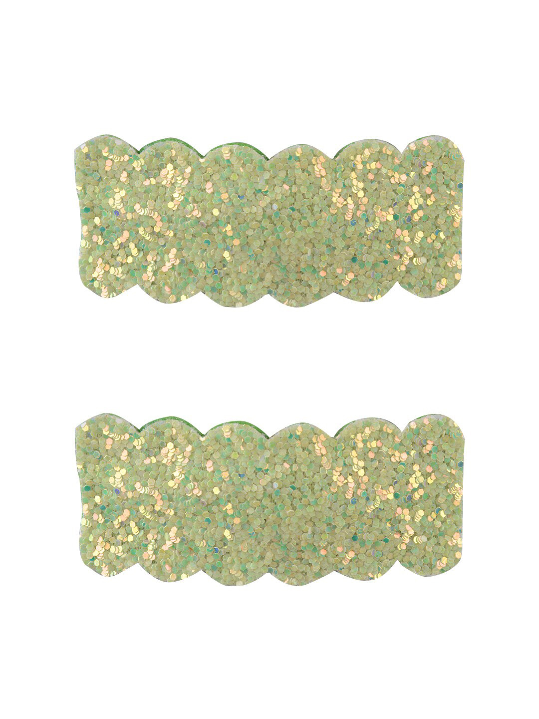 

Aye Candy Girls Pack Of 2 Lime Green Embellished Hair Clip