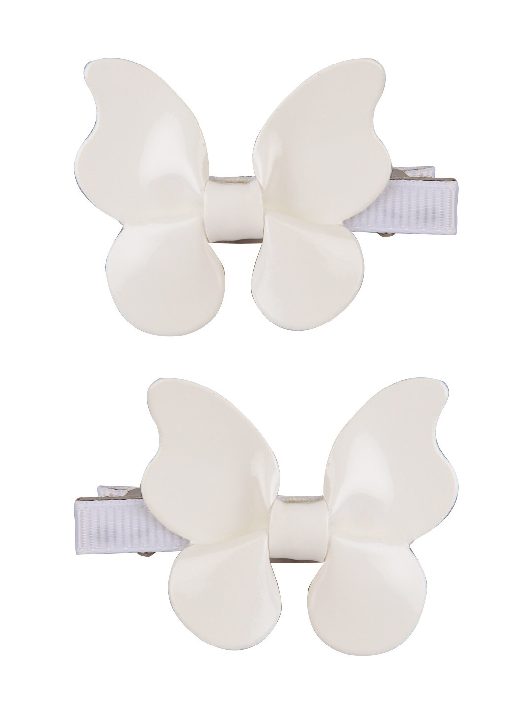 

Aye Candy Girls White Set of 2 Alligator Hair Clip