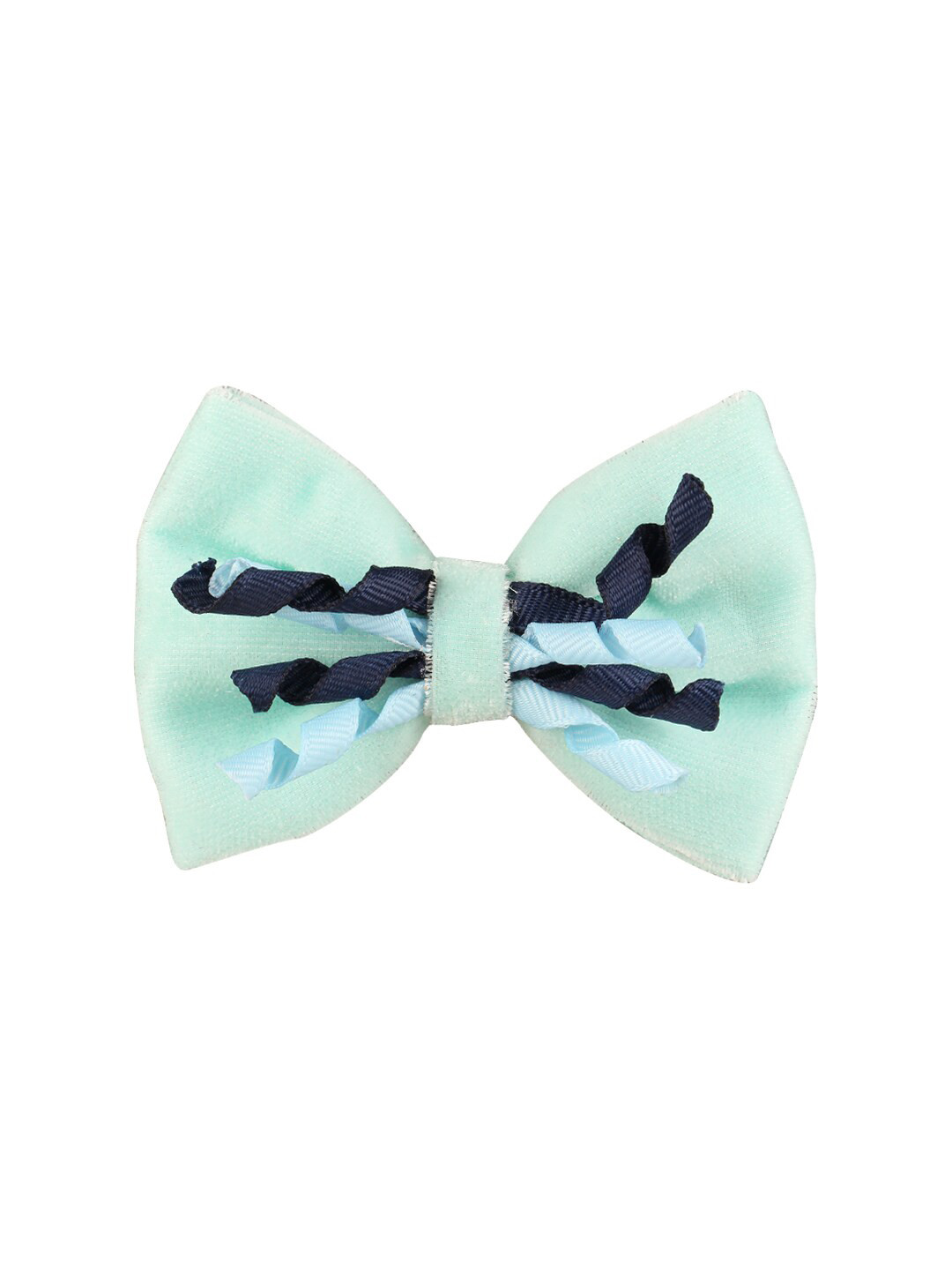 

Aye Candy Girls Turquoise Blue & Navy Blue Spiral Alligator Hair Clip