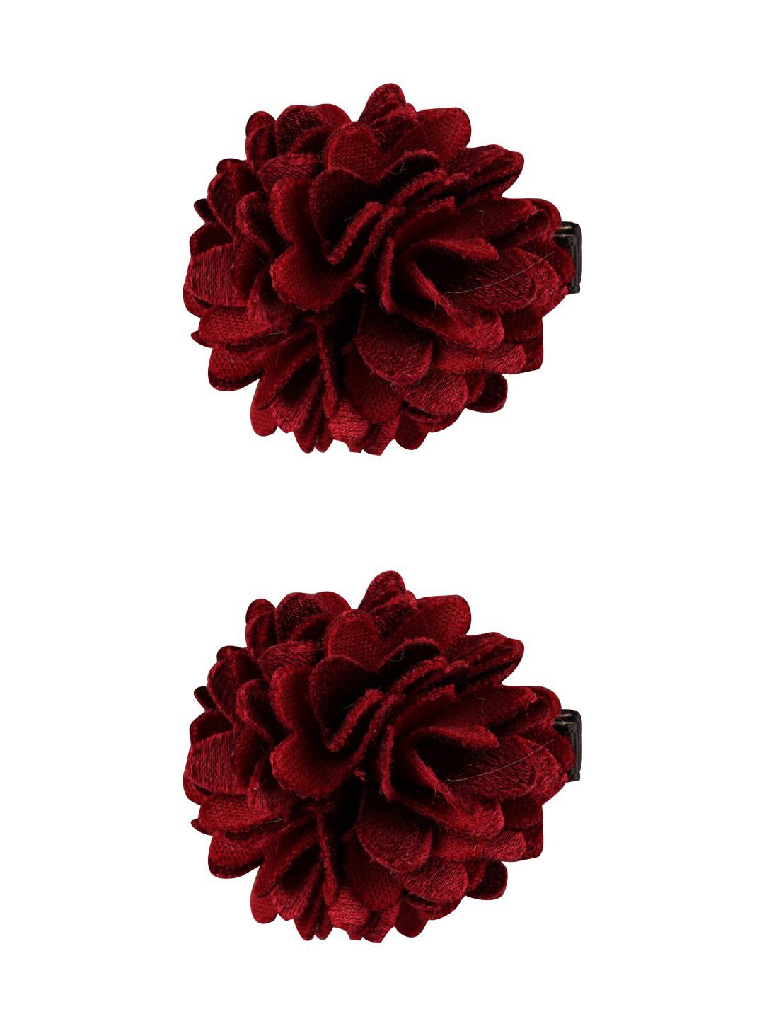 

Aye Candy Girls Maroon Set of 2 Alligator Hair Clips