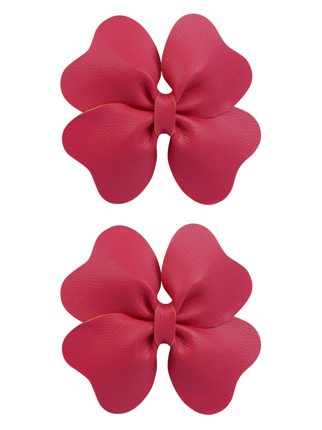 

Aye Candy Girls Set of 2 Maroon & Gold-Toned Alligator Hair Clip