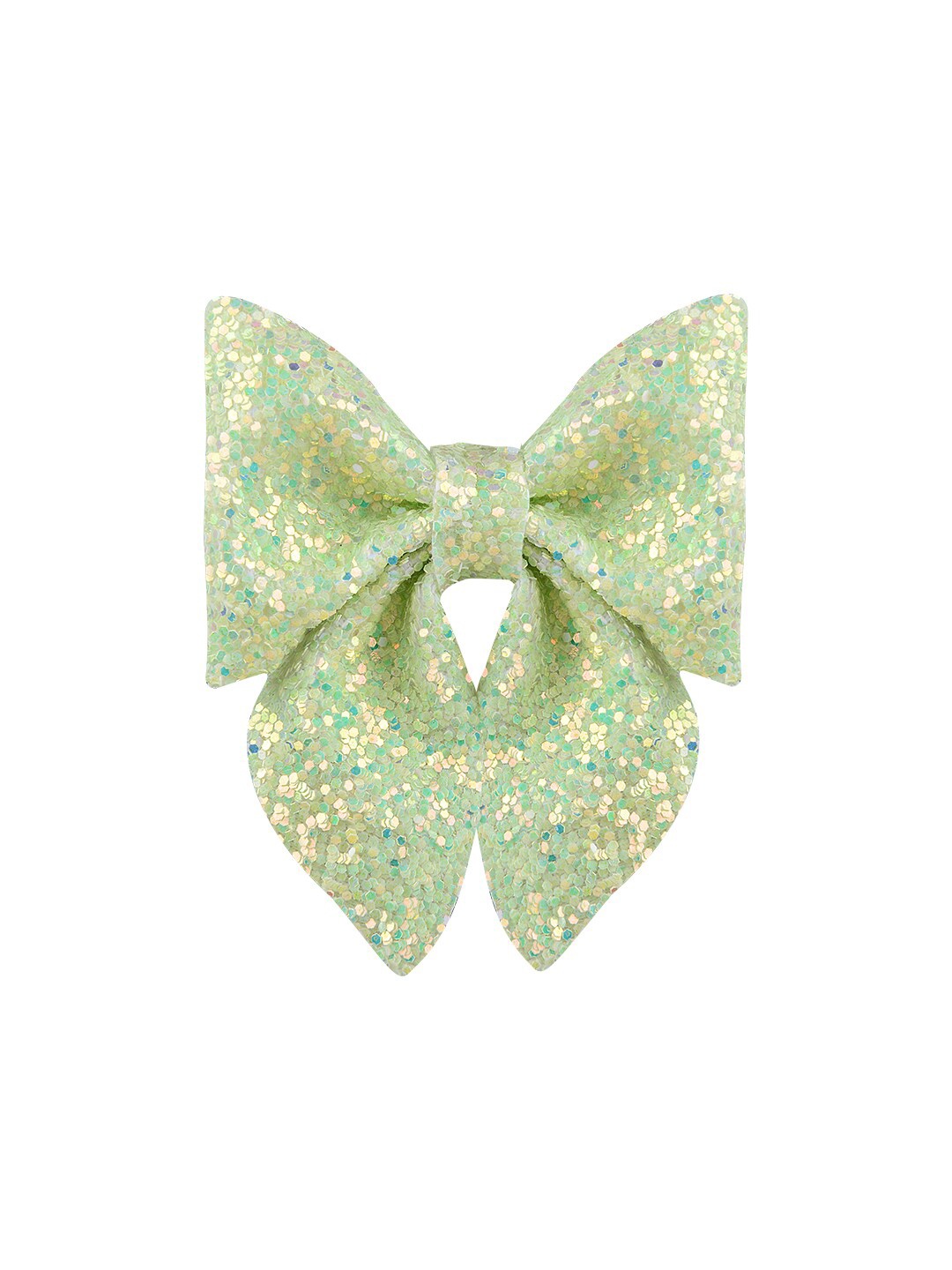 

Aye Candy Girls Lime Green Embellished Bow Alligator Hair Clips
