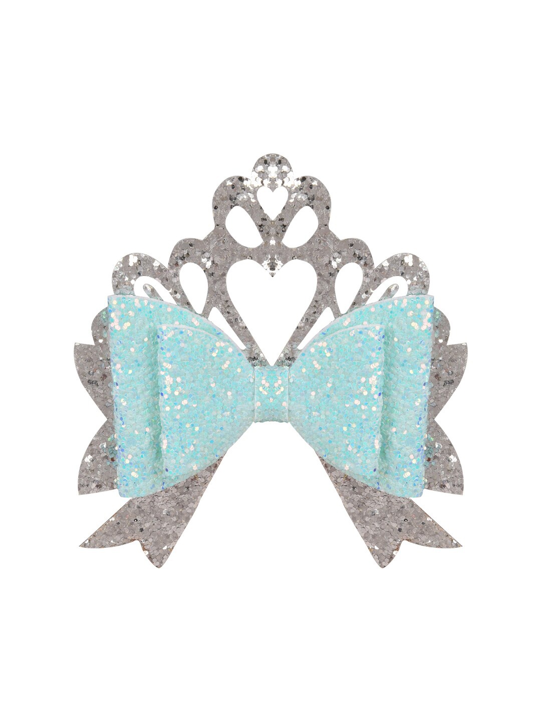 

Aye Candy Teal Princess Large Bow Clip