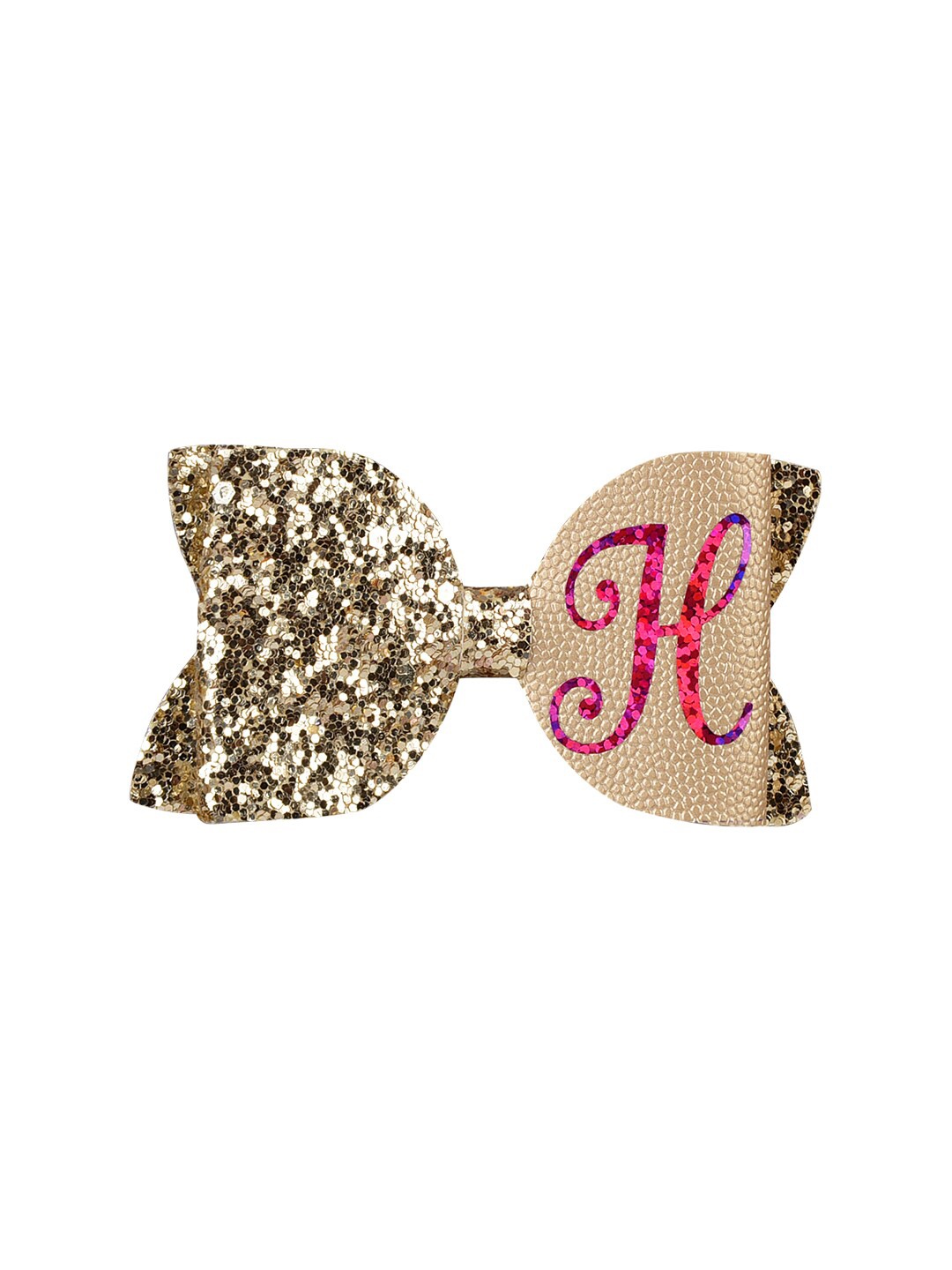 

Aye Candy Girls Gold-Toned & Pink Alligator Hair Clip