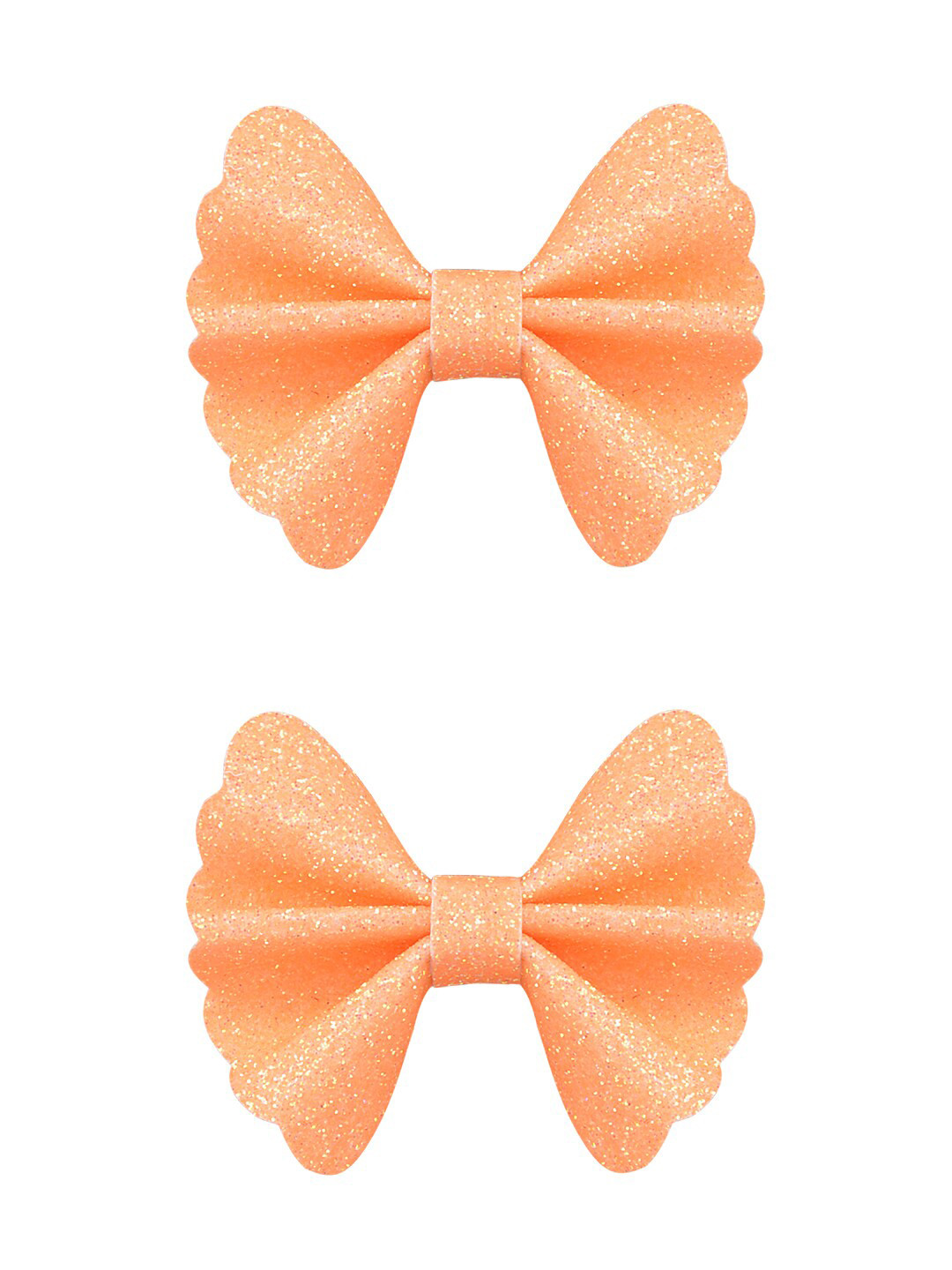 

Aye Candy Girls Orange Set of 2 Embellished Alligator Hair Clip