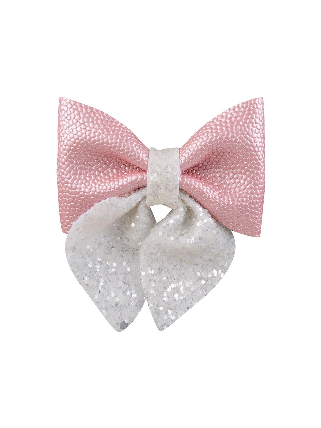 

Aye Candy Girls Pink & Silver-Toned Embellished Alligator Hair Clip