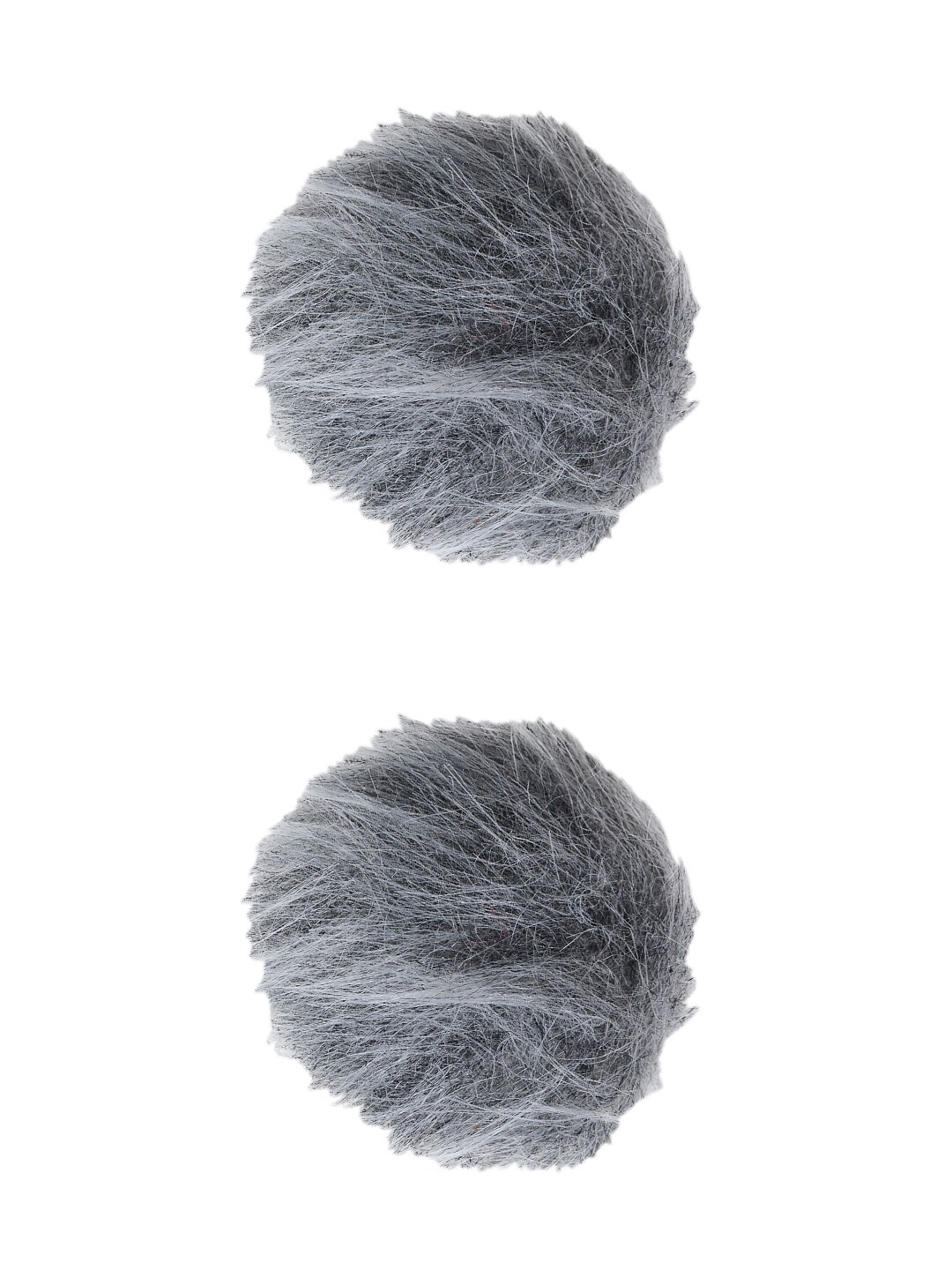 

Aye Candy Girls Pack Of 2 Grey Fur Hair Clips