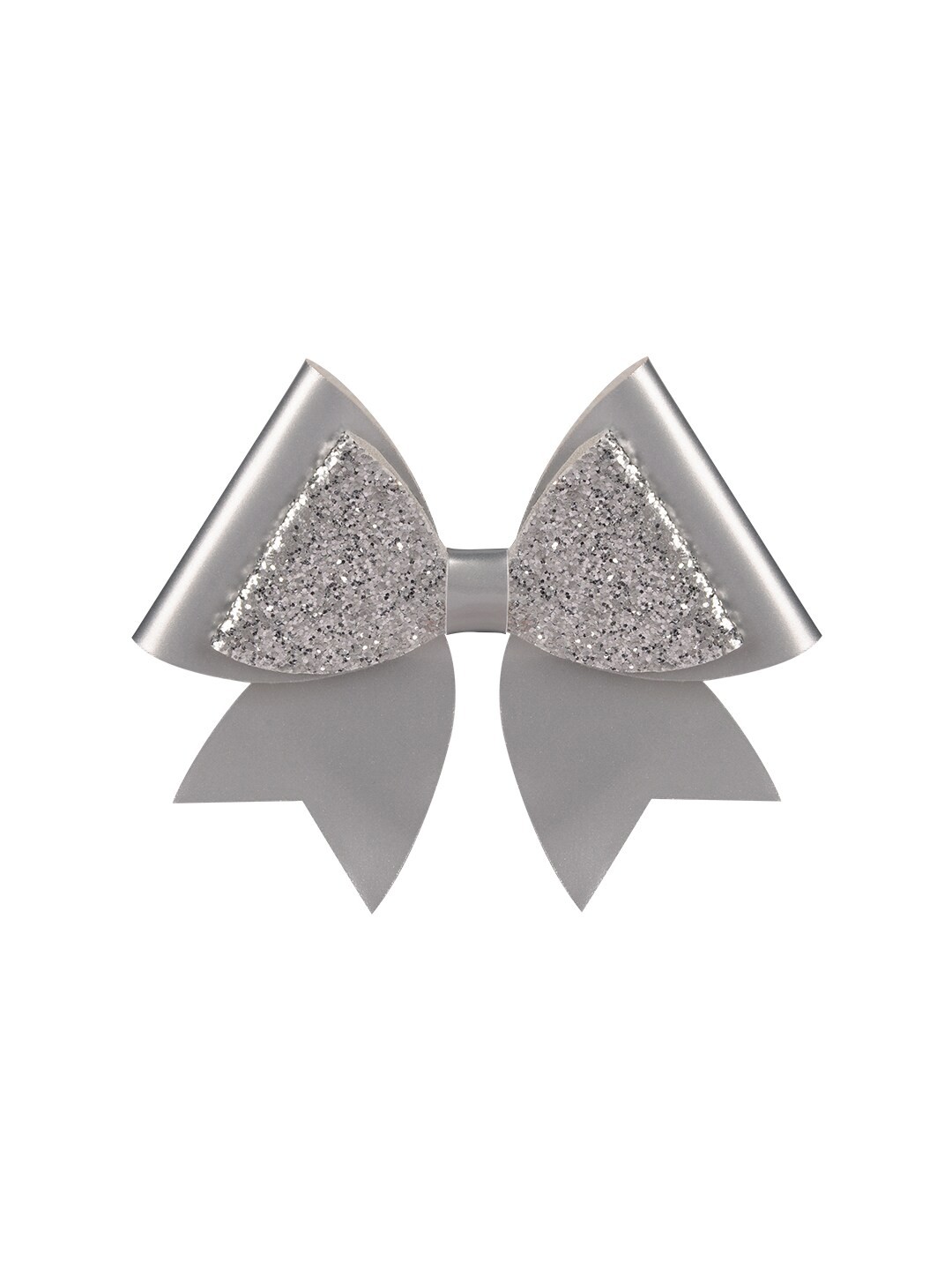 

Aye Candy Girls Silver-Toned Embellished Alligator Bow Hair Clip