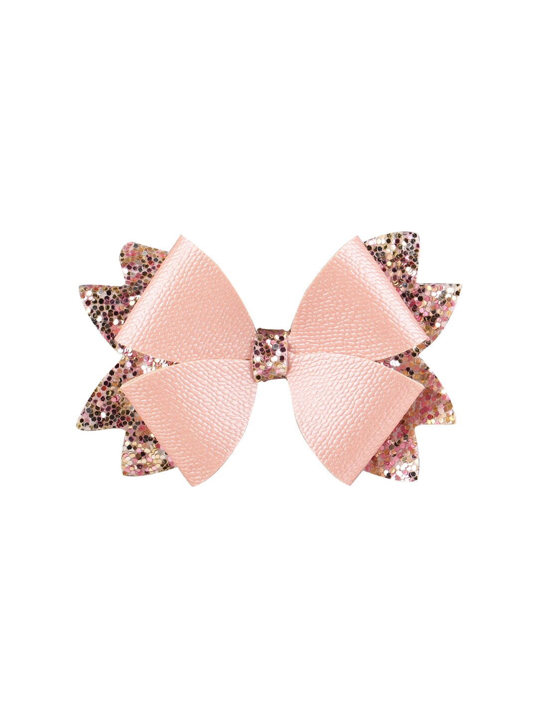 

Aye Candy Girls Pink Embellished Double Fold Bow Alligator Hair Clip