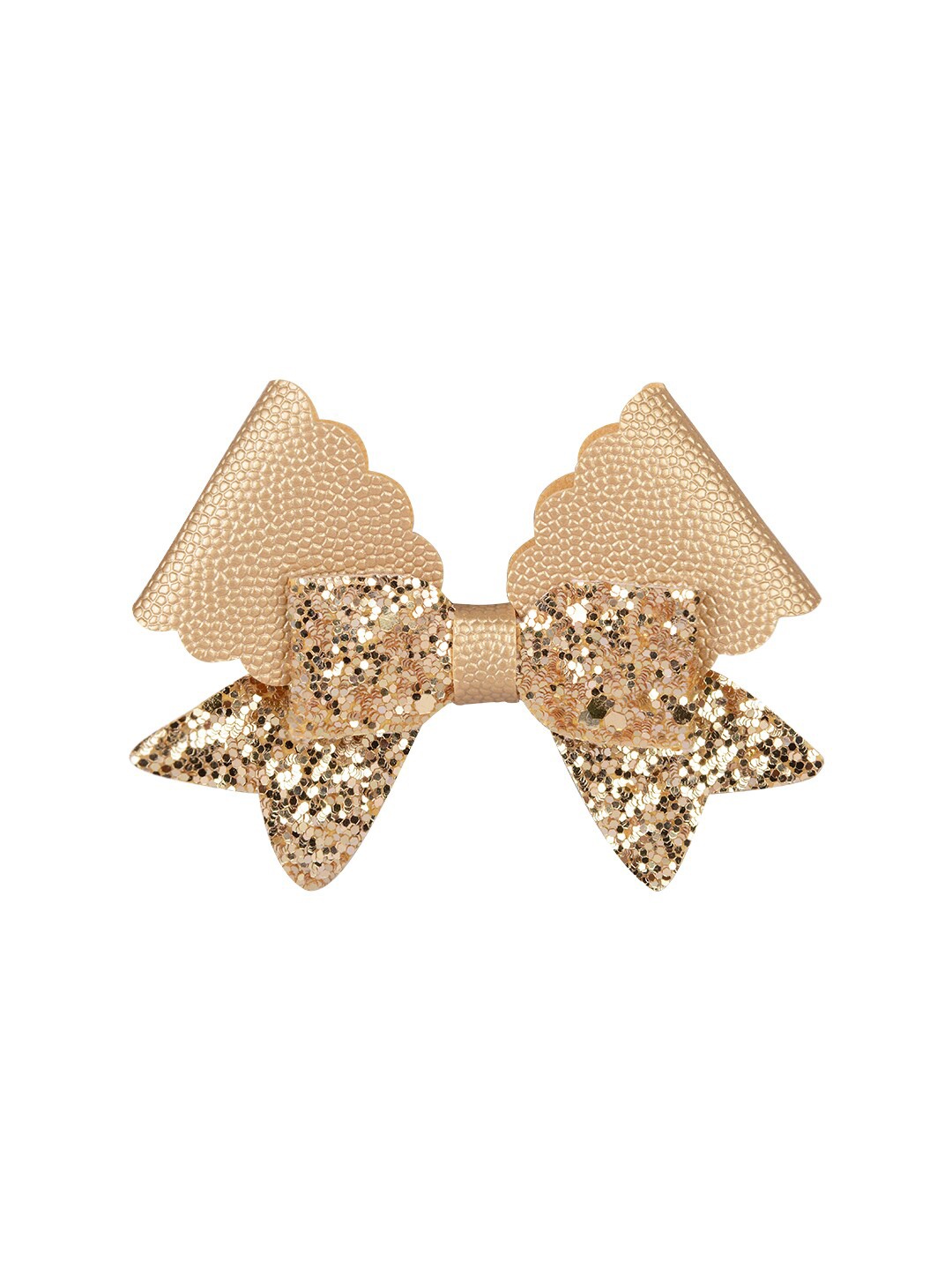 

Aye Candy Girls Gold-Toned Embellished Bow Alligator Hair Clip