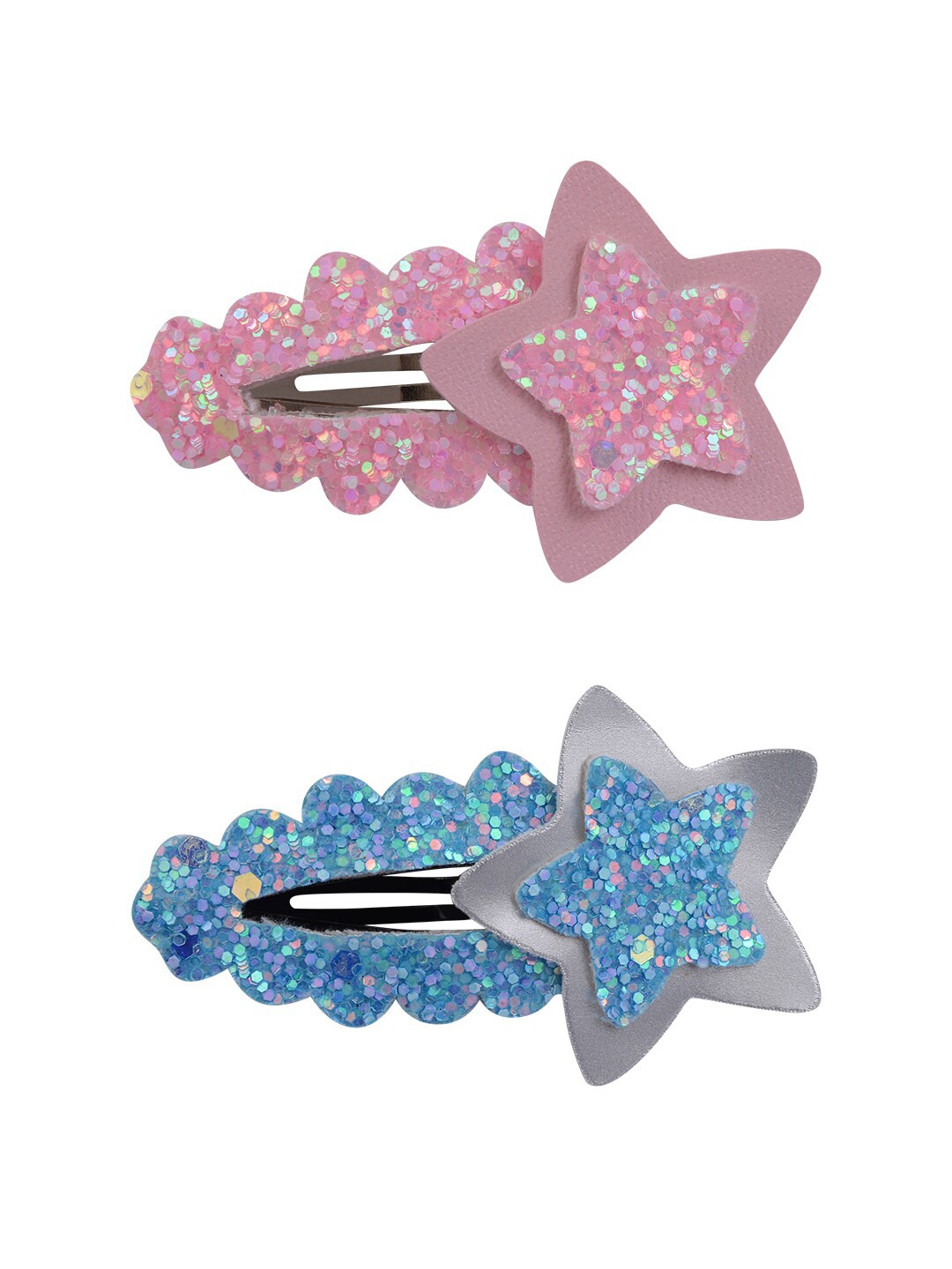 

Aye Candy Girls Pink & Blue Set of 2 Embellished Tic Tac Hair Clip