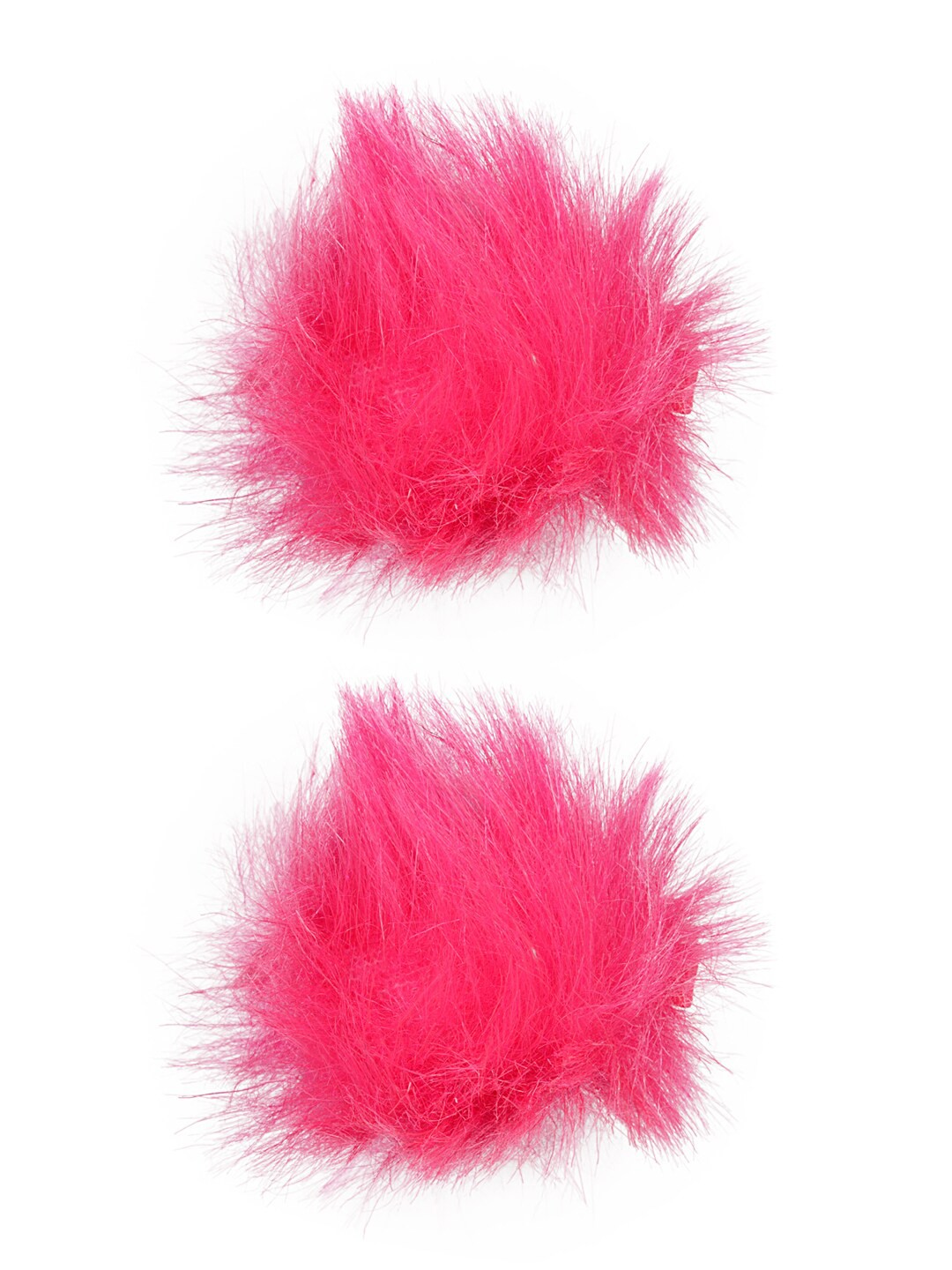 

Aye Candy Girls Pink Set of 2 Fur Alligator Hair Clips