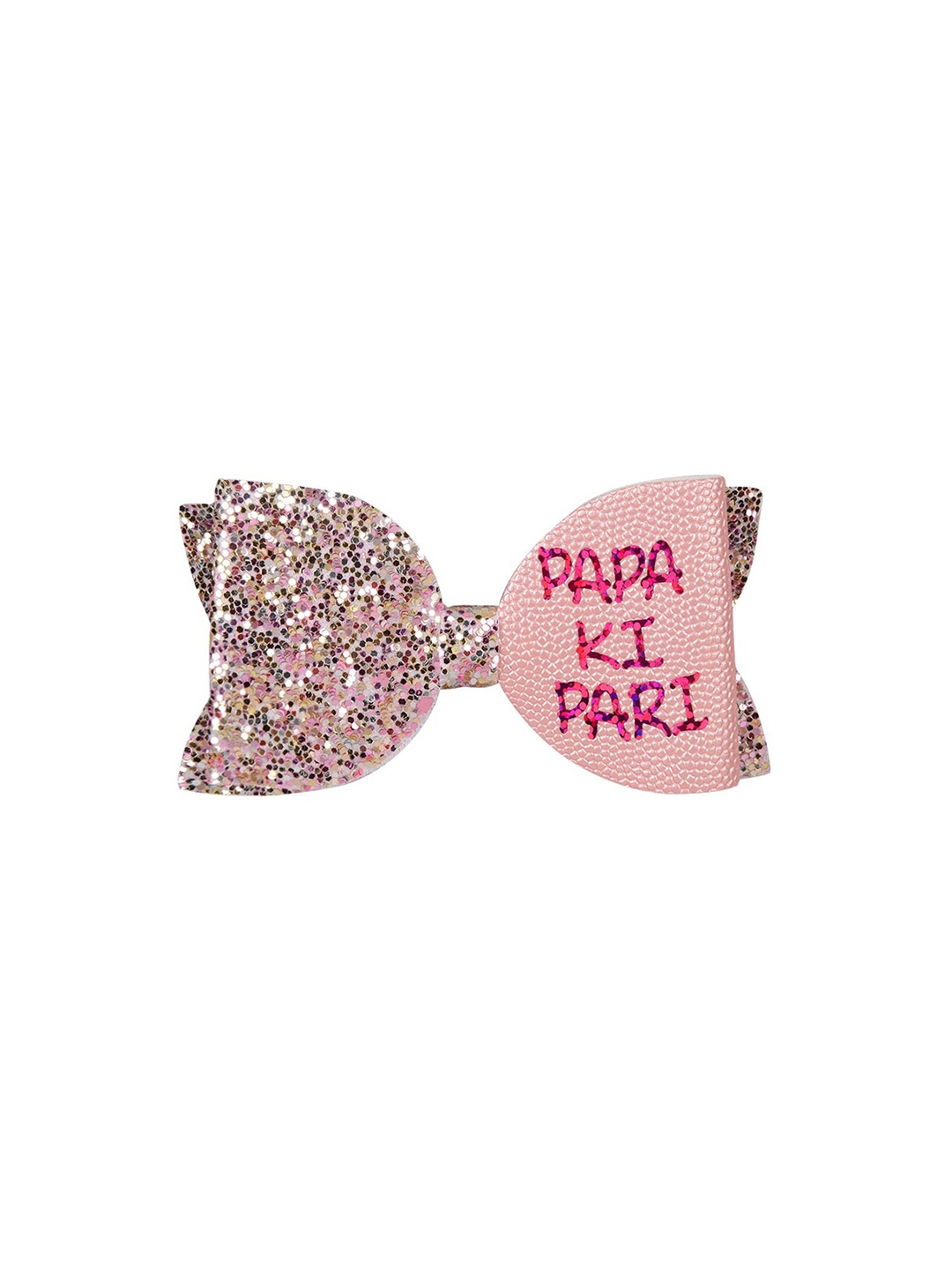 

Aye Candy Girls Rose Gold & Pink Embellished Bow Alligator Hair Clip