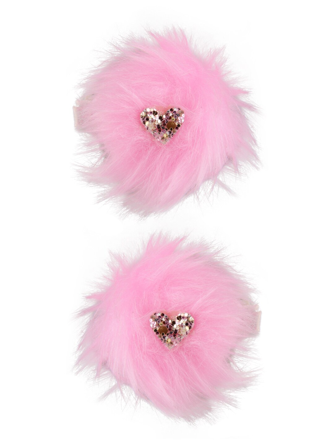 

Aye Candy Girls Pink Set of 2 Fur Alligator Hair Clip