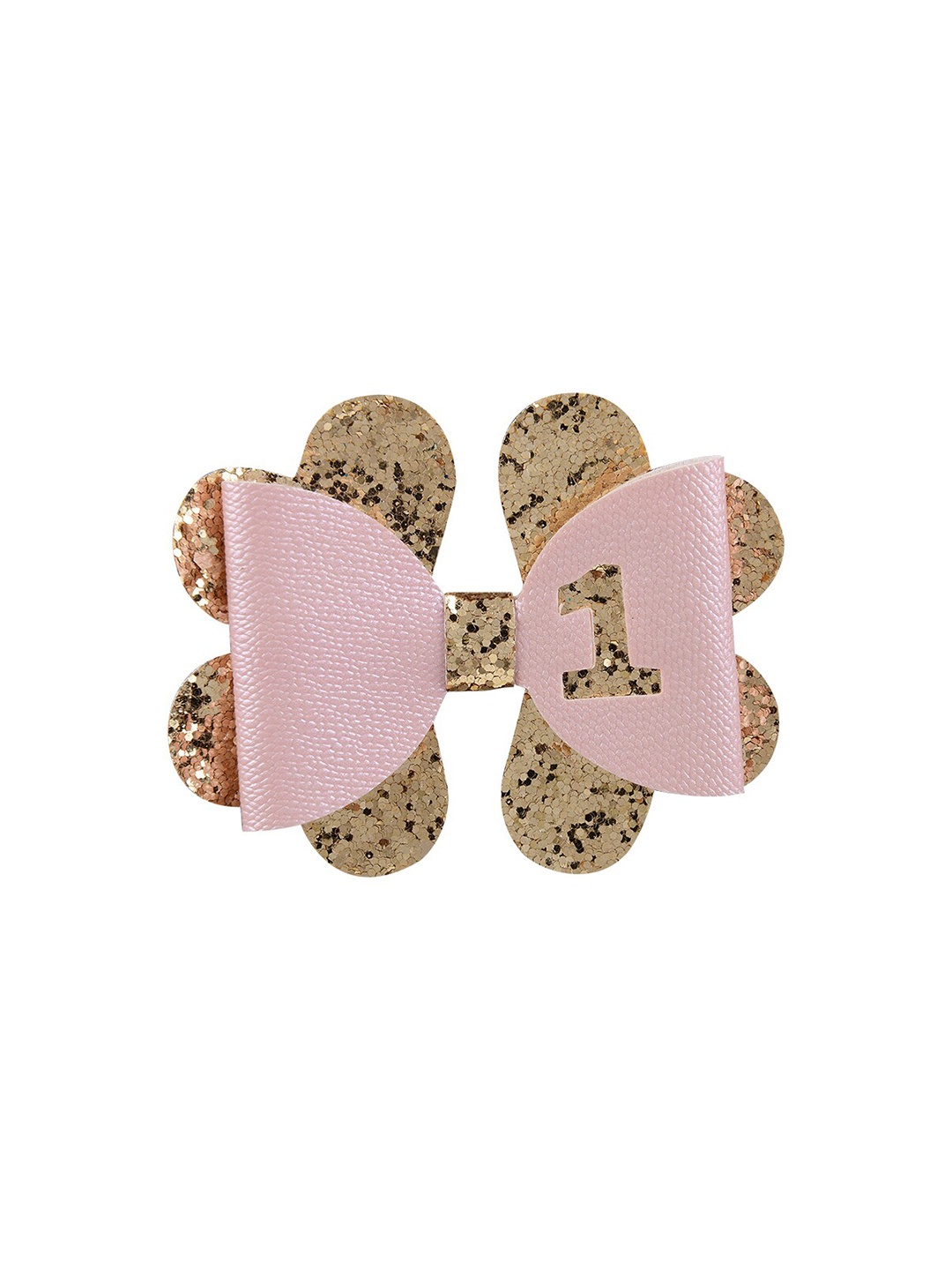 

Aye Candy Girls Pink & Tan Alligator Hair Clip