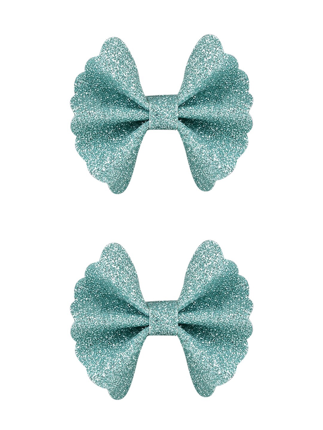 

Aye Candy Girls Sea Green Set of 2 Alligator Fan Bow Hair Clip