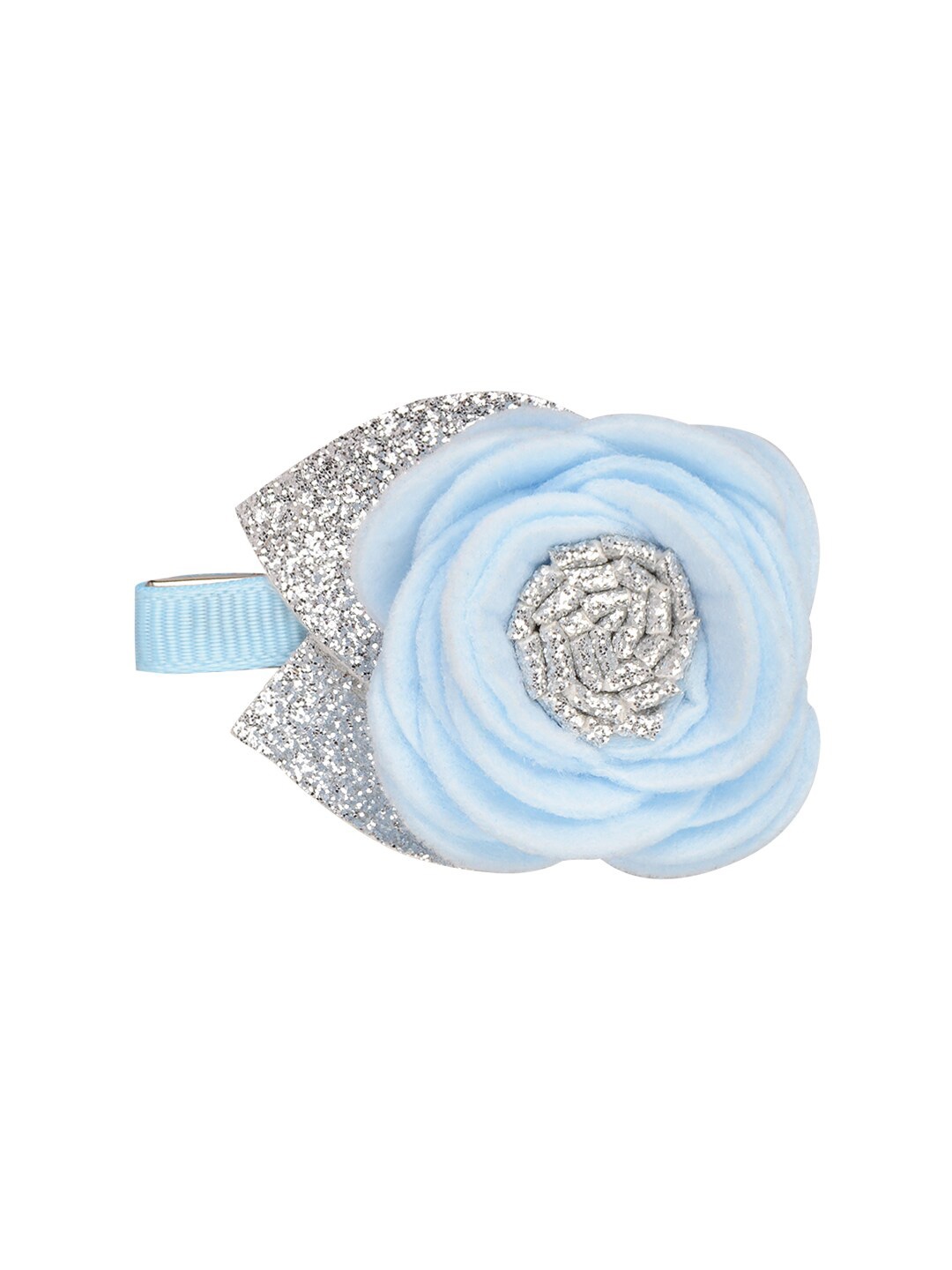 

Aye Candy Girls Blue Embellished Rose Hair Clip