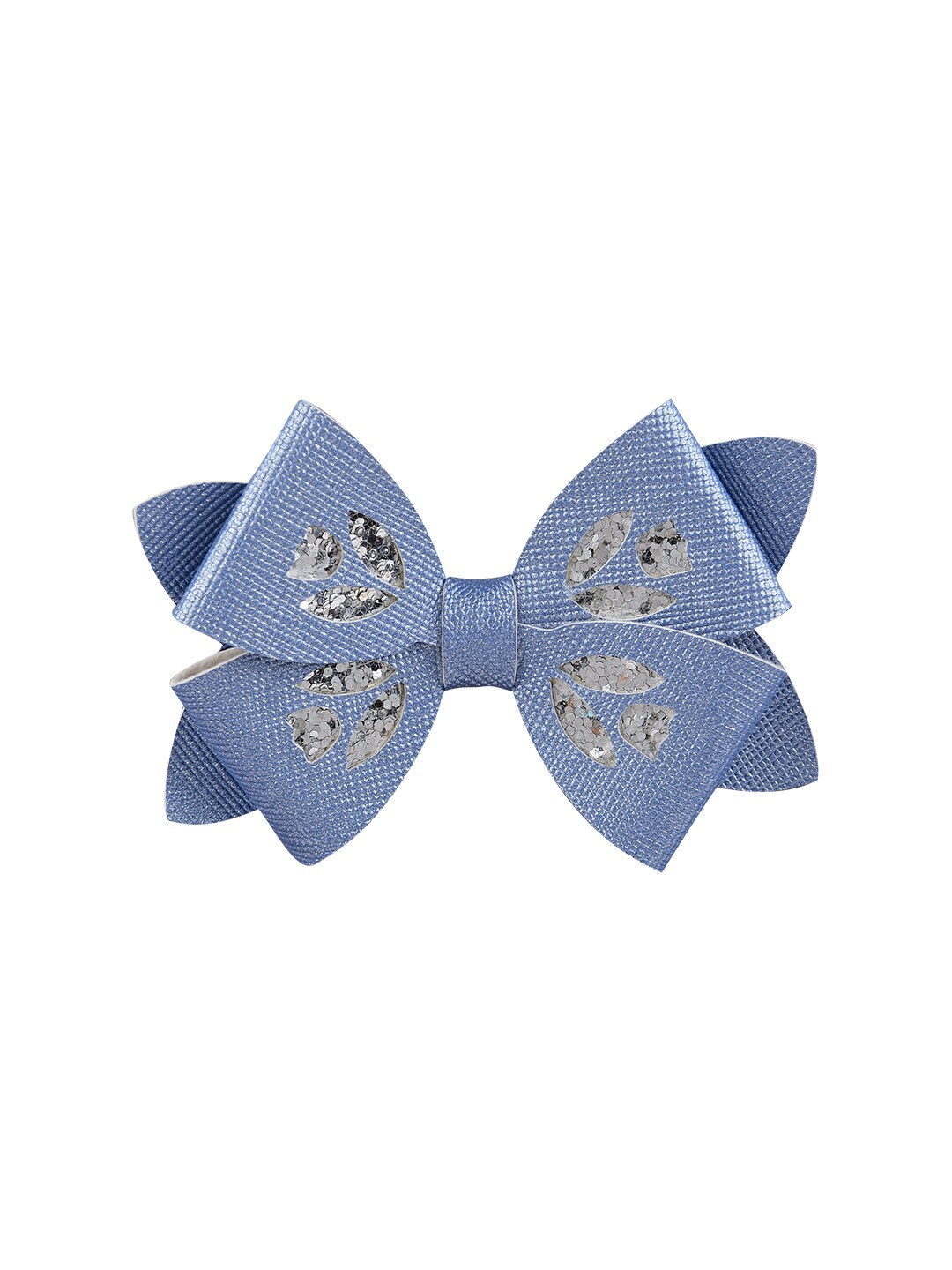 

Aye Candy Girls Blue & Silver-Toned Embellished Alligator Hair Clip
