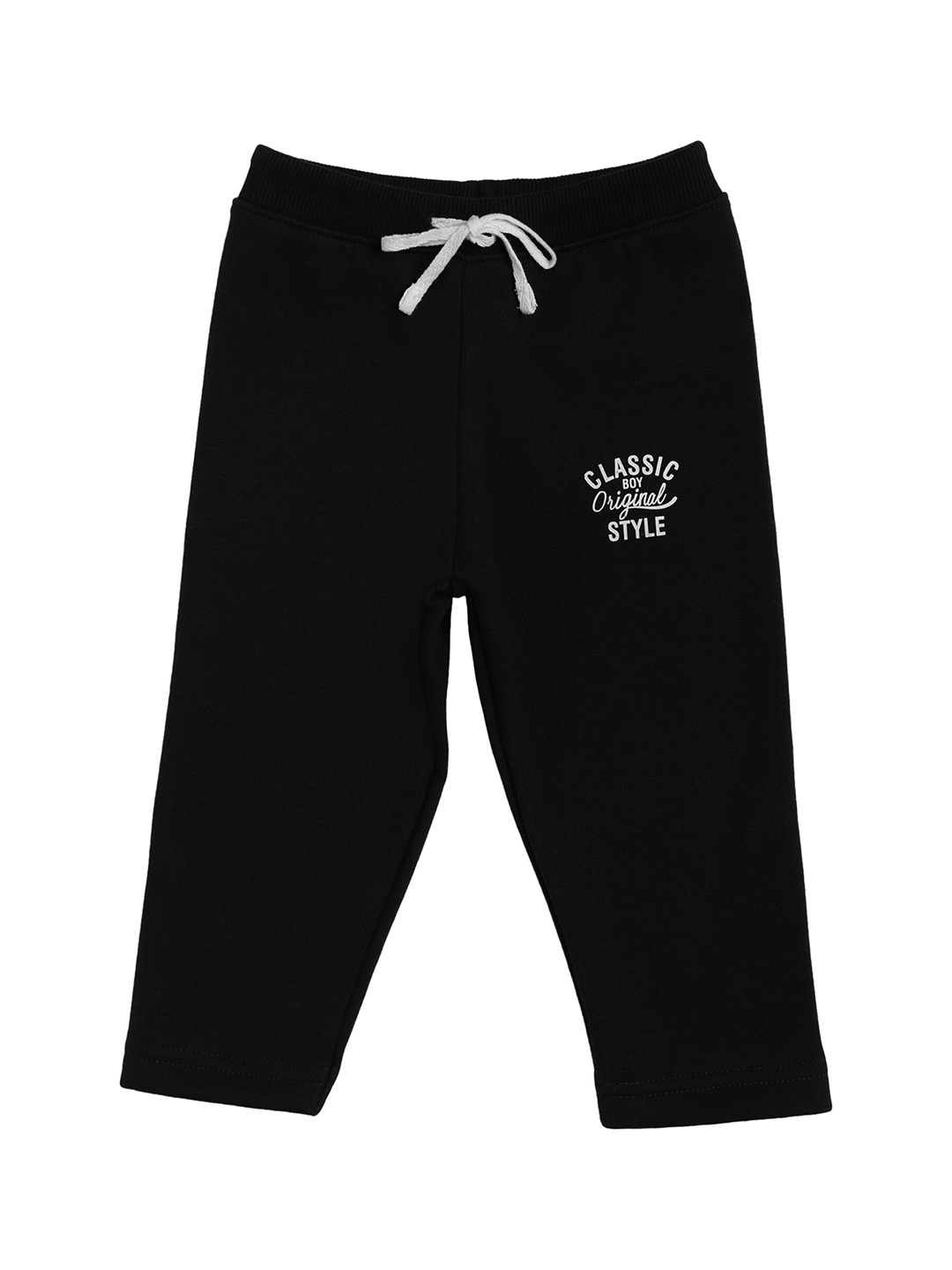

Bodycare Kids Boys Black Cotton Regular Fit Joggers