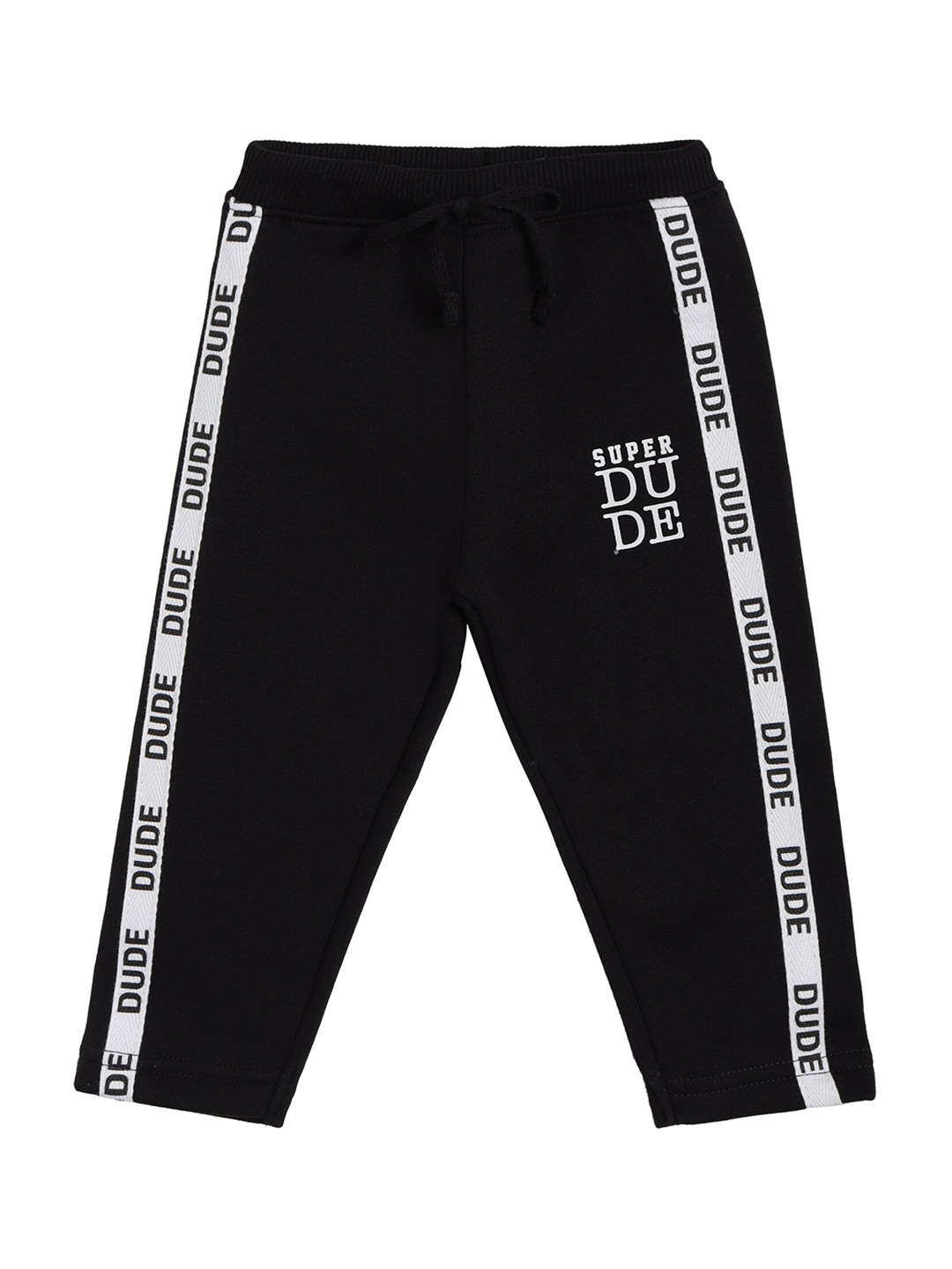 

Bodycare Kids Boys Black Solid Cotton Track Pant