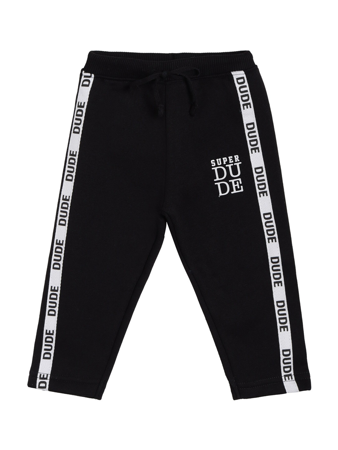 

Bodycare Kids Boys Black Solid Cotton Track Pants