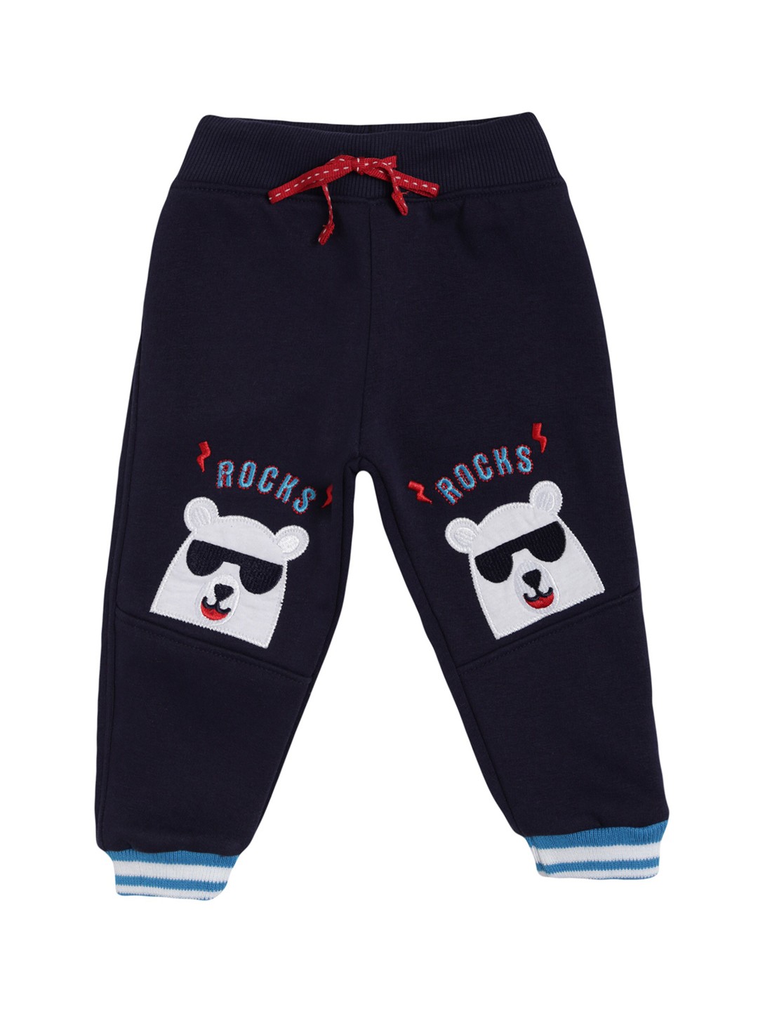 

Bodycare Kids Boys Navy Blue Cotton Joggers
