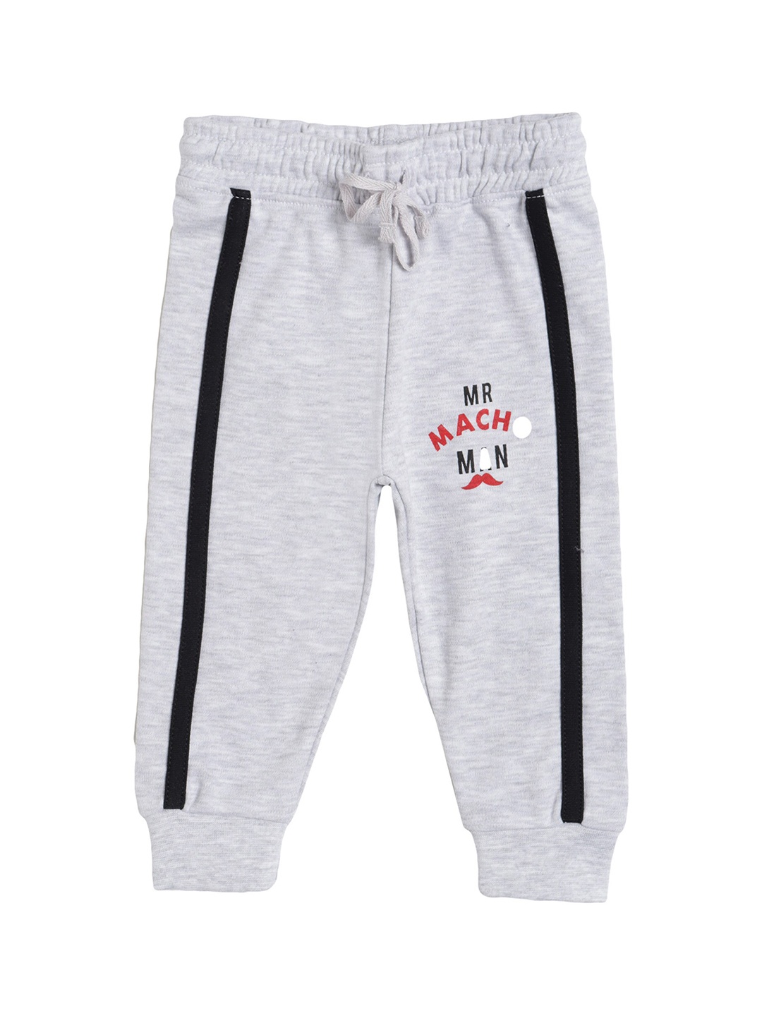 

Bodycare Kids Boys Grey Solid Cotton Joggers